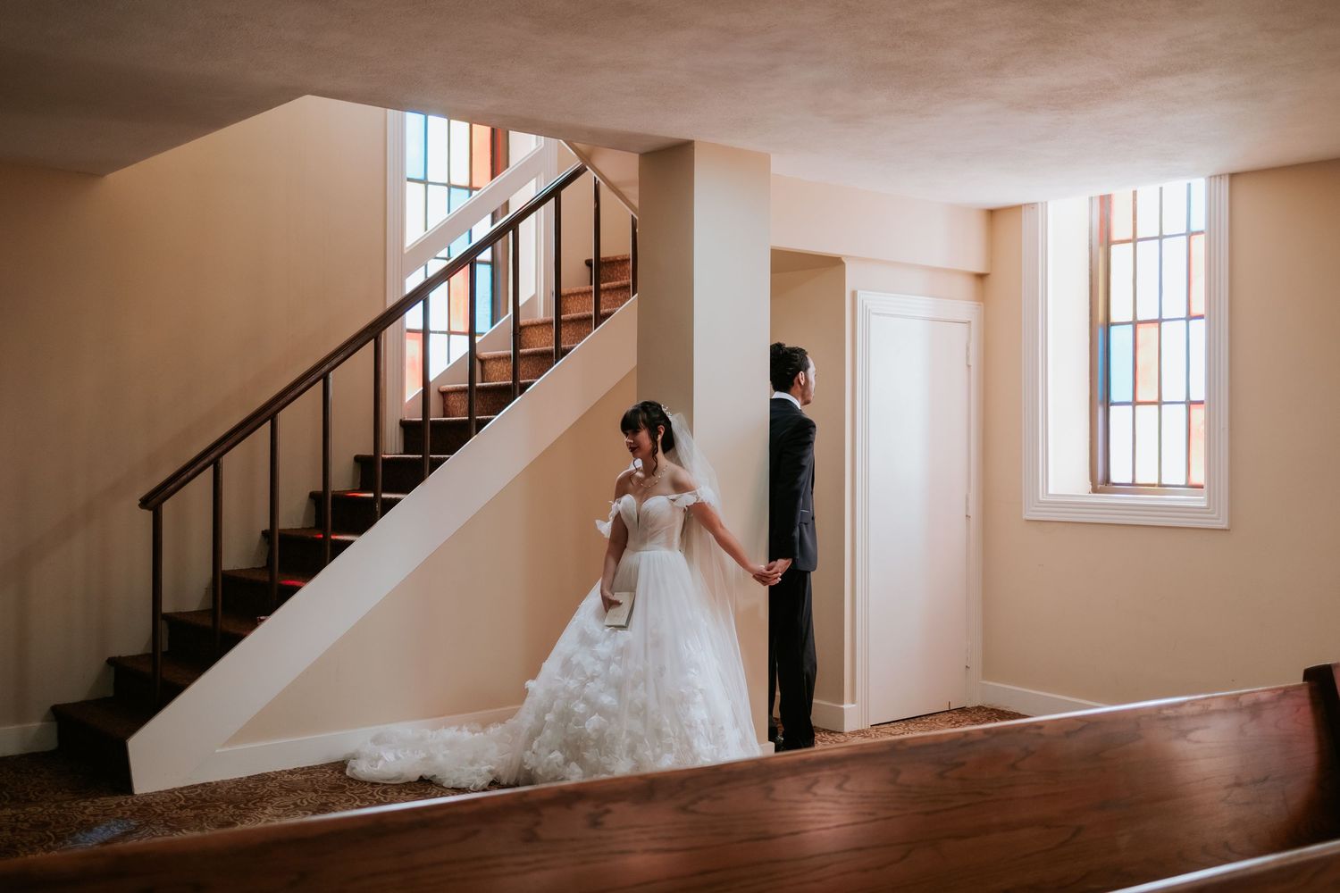 Wedding ceremony moment in Columbus, Georgia capturing emotional vows with natural, candid photography