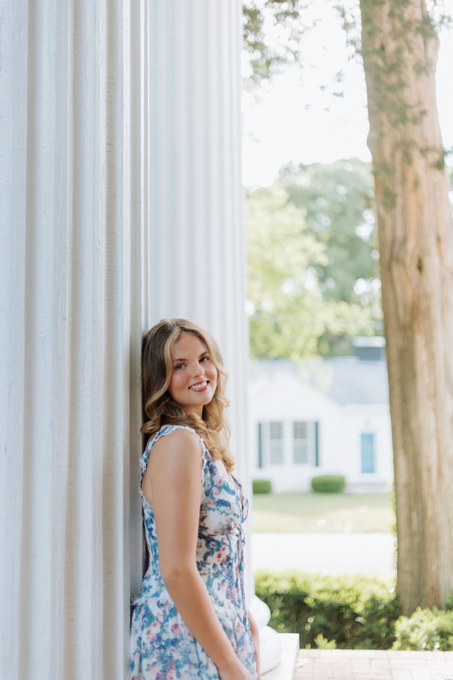 Graduate portrait near Atlanta, Georgia featuring natural light and a timeless, candid style