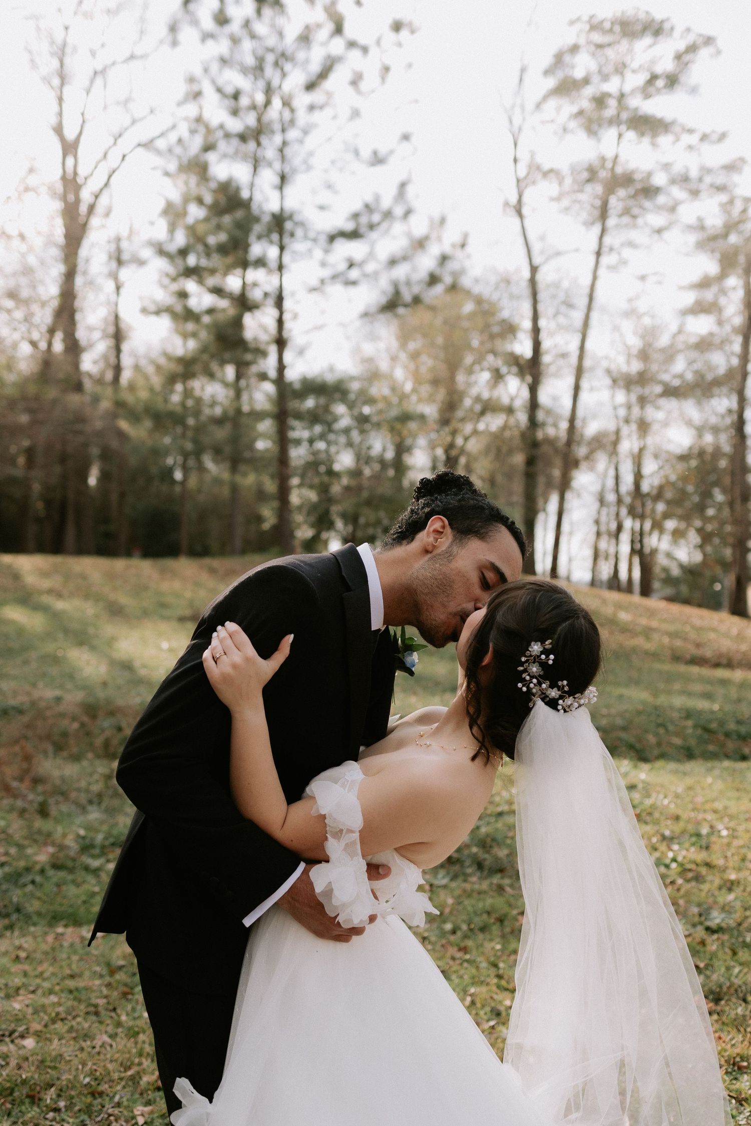 Wedding ceremony moment in Columbus, Georgia capturing emotional vows with natural, candid photography