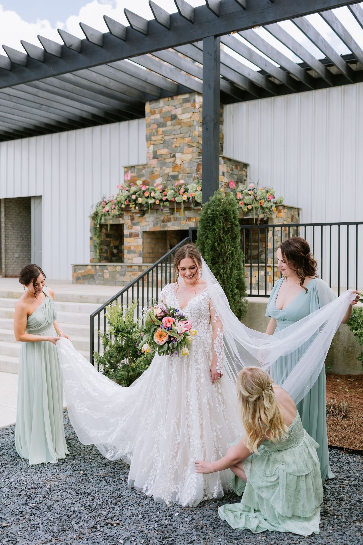 Wedding ceremony moment in Auburn, Alabama capturing emotional vows with natural, candid photography