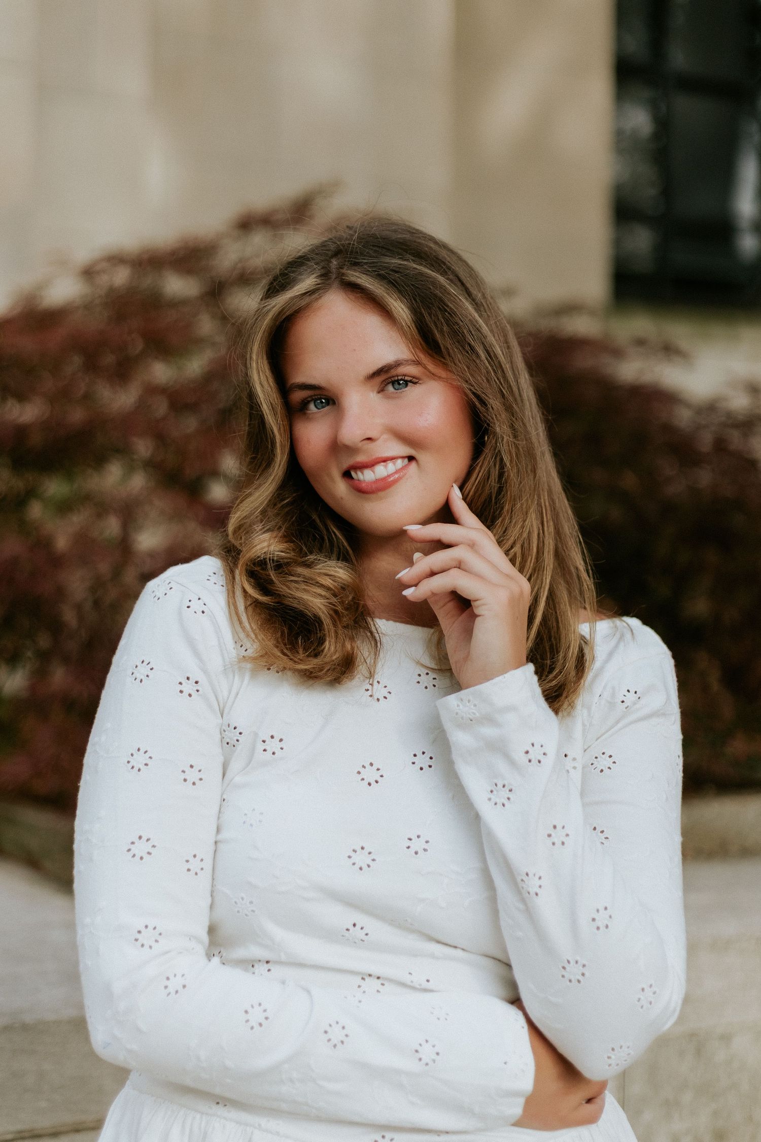 Graduate portrait near Atlanta, Georgia, featuring natural light and a timeless, candid style