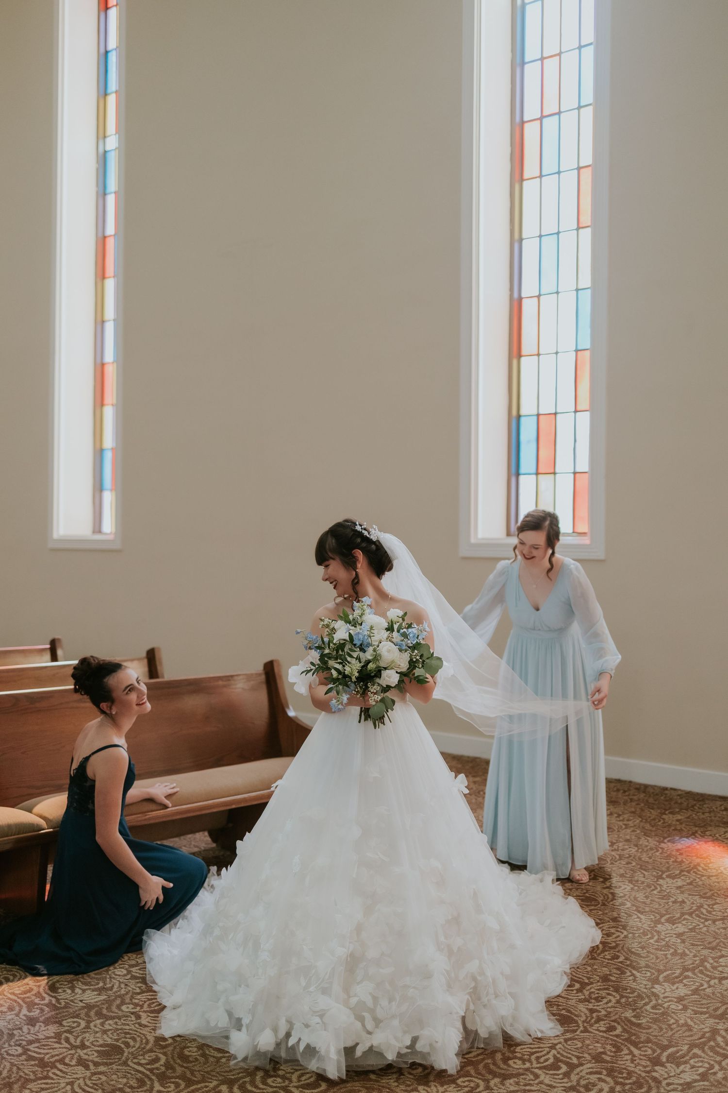 Wedding ceremony moment in Columbus, Georgia capturing emotional vows with natural, candid photography