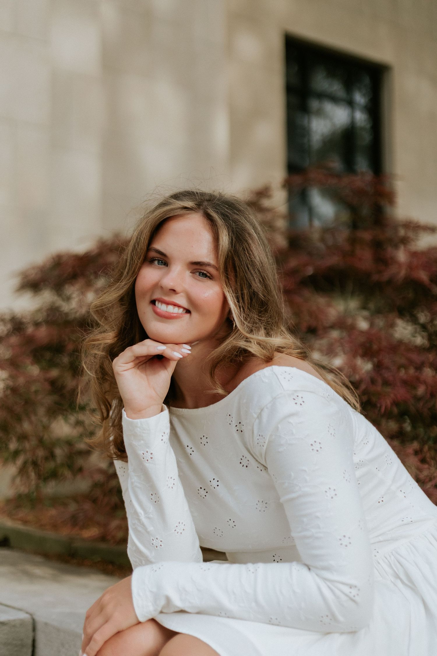 Graduate portrait near Atlanta, Georgia featuring natural light and a timeless, candid style