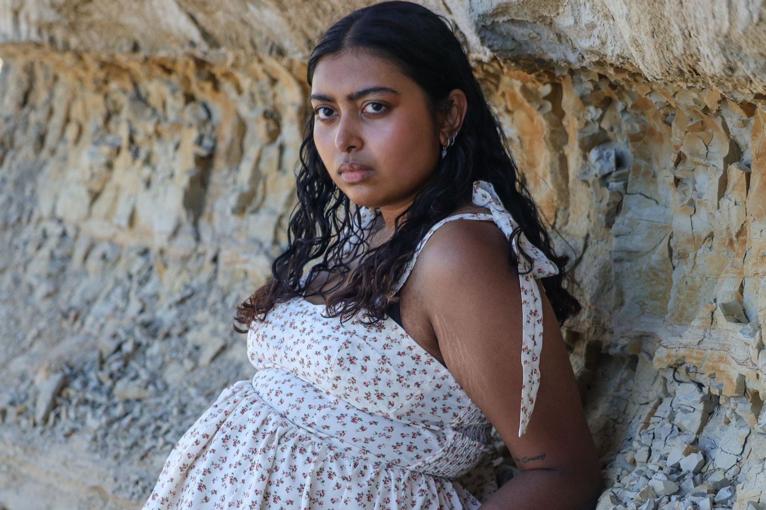Beach model photography