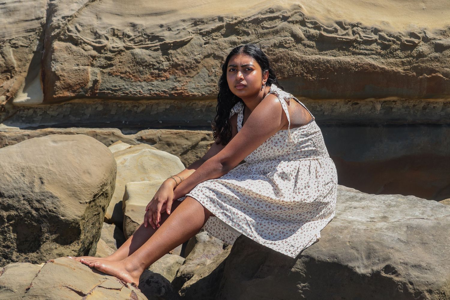 Beach model photography