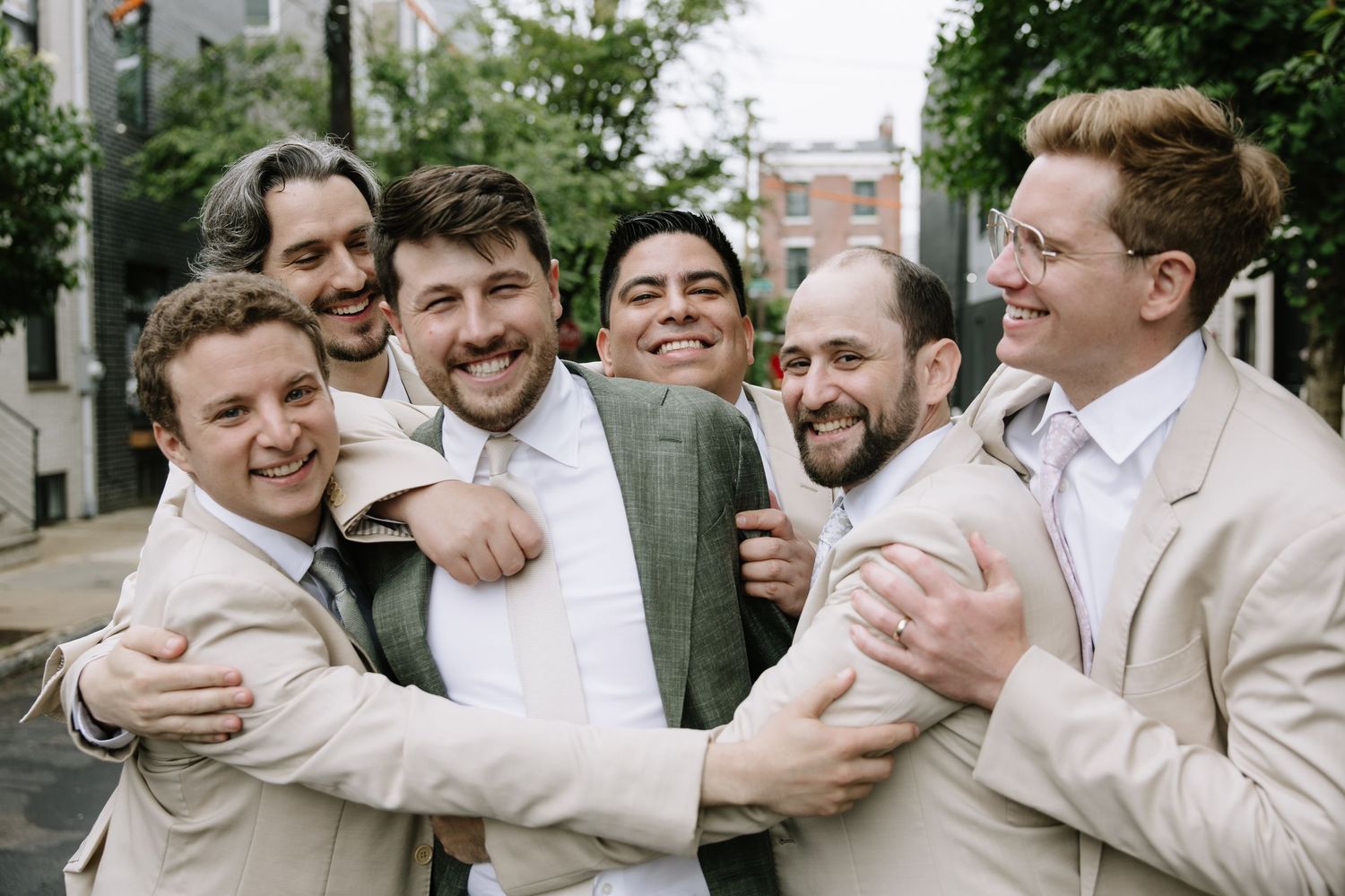 Documentary-style wedding photography by a Philadelphia wedding photographer capturing authentic love and emotion.