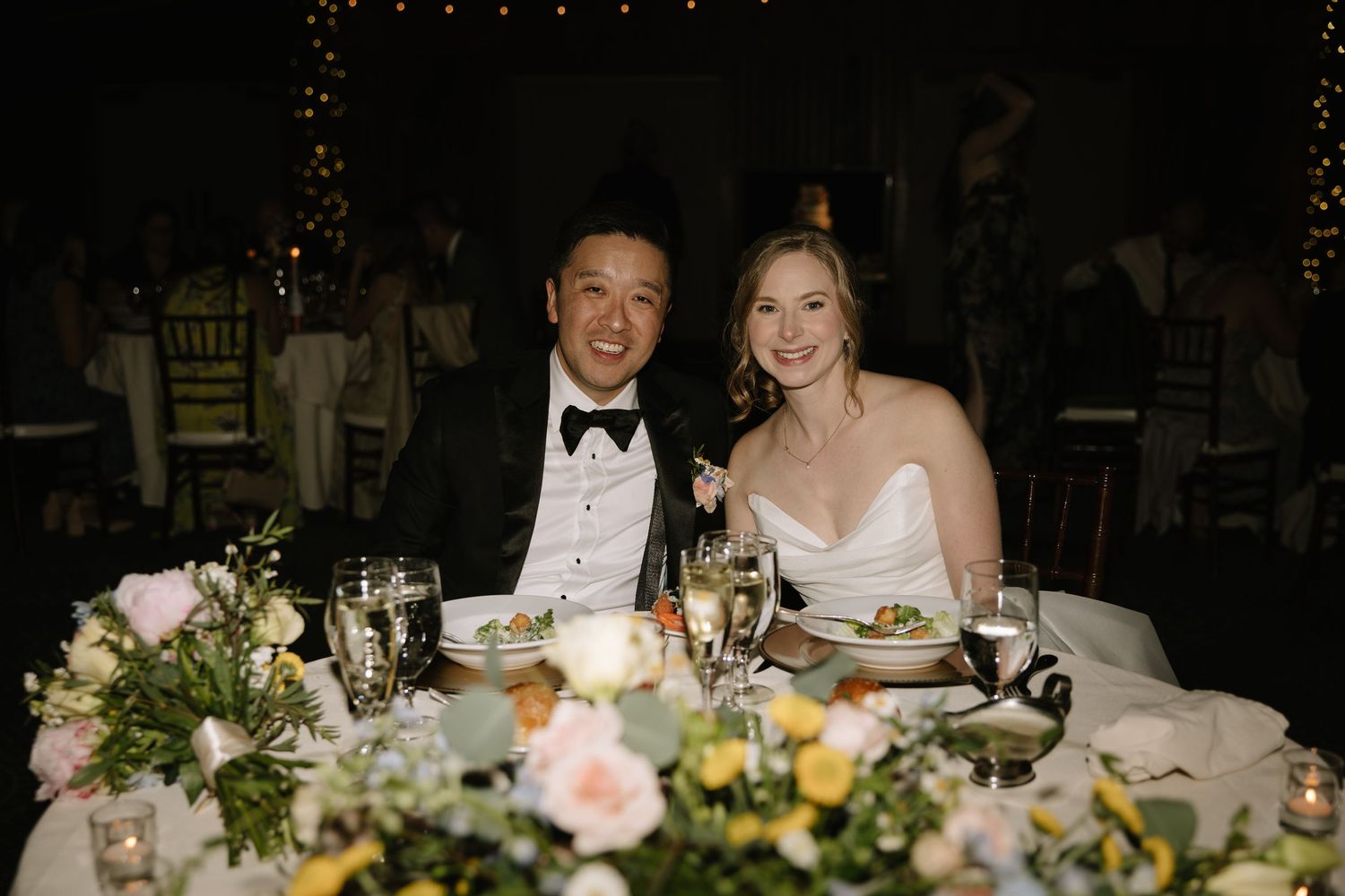 Philadelphia wedding photographer capturing a joyful bride and groom during romantic wedding portraits in Pennsylvania.