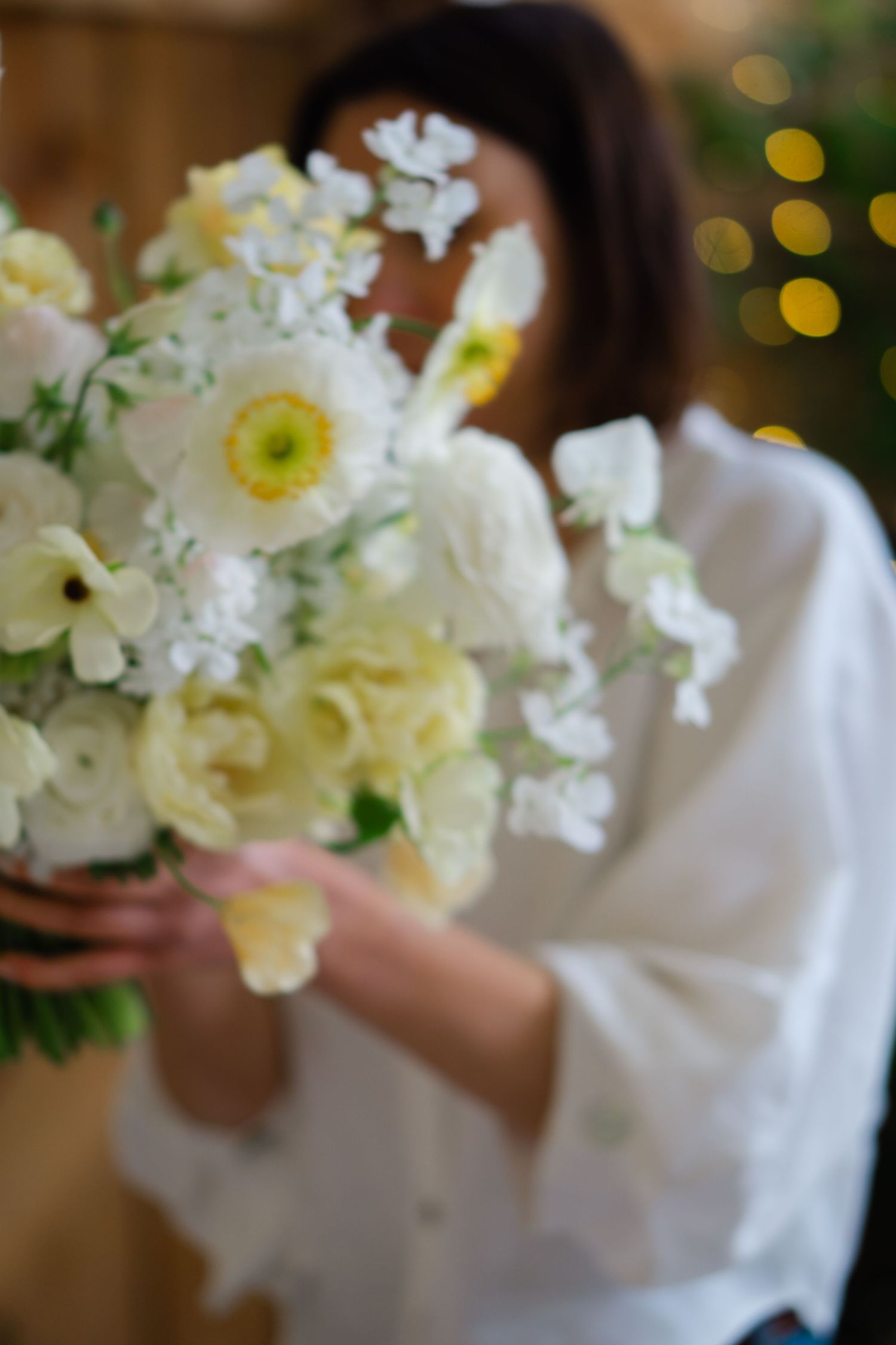 Felicity Billen, Devon portrait and brand photographer, takes pictures of Rachel Husband, Ilfracombe based Wedding Florist