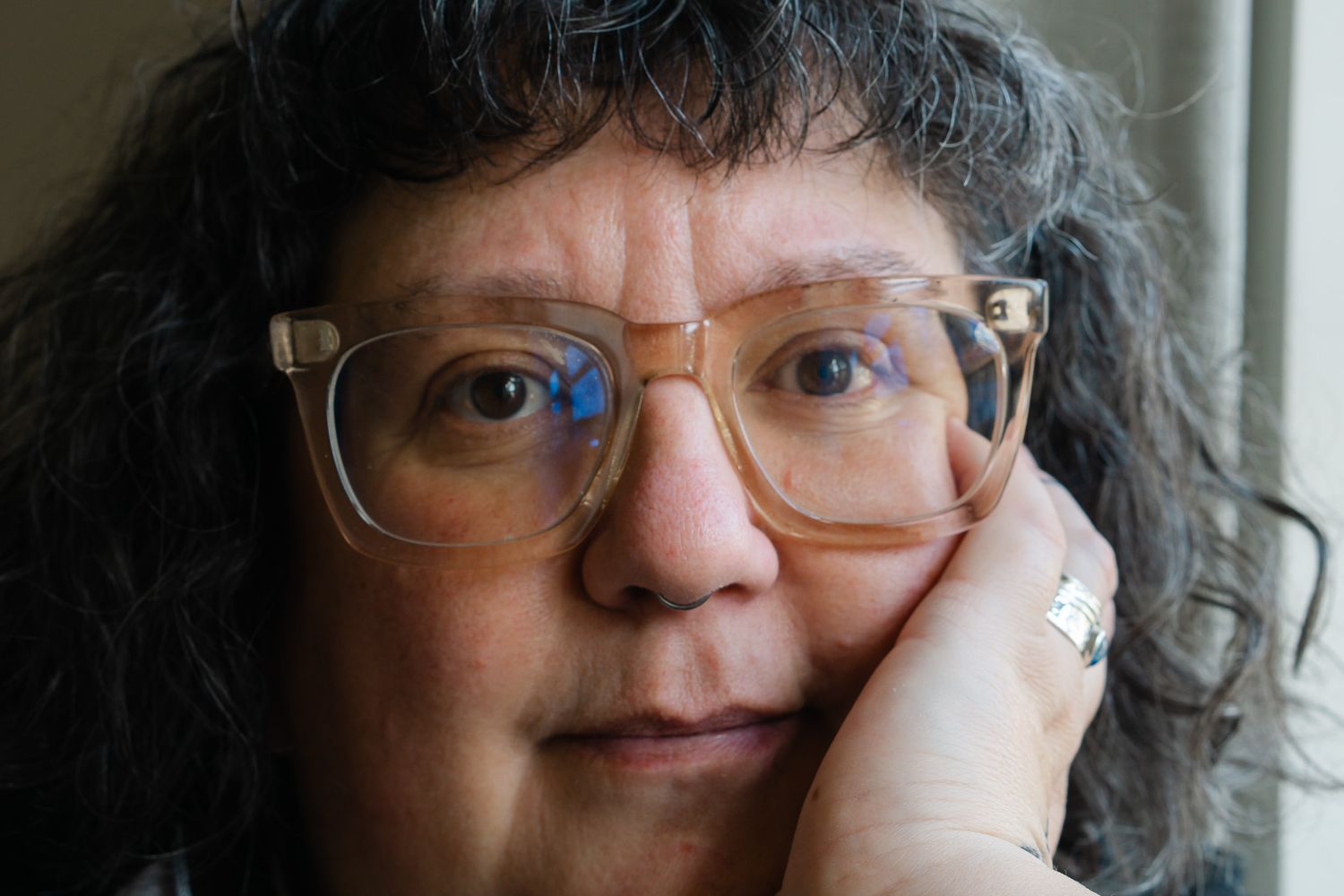 self portrait of Brand portrait photographer Felicity Billen of Devon photographs