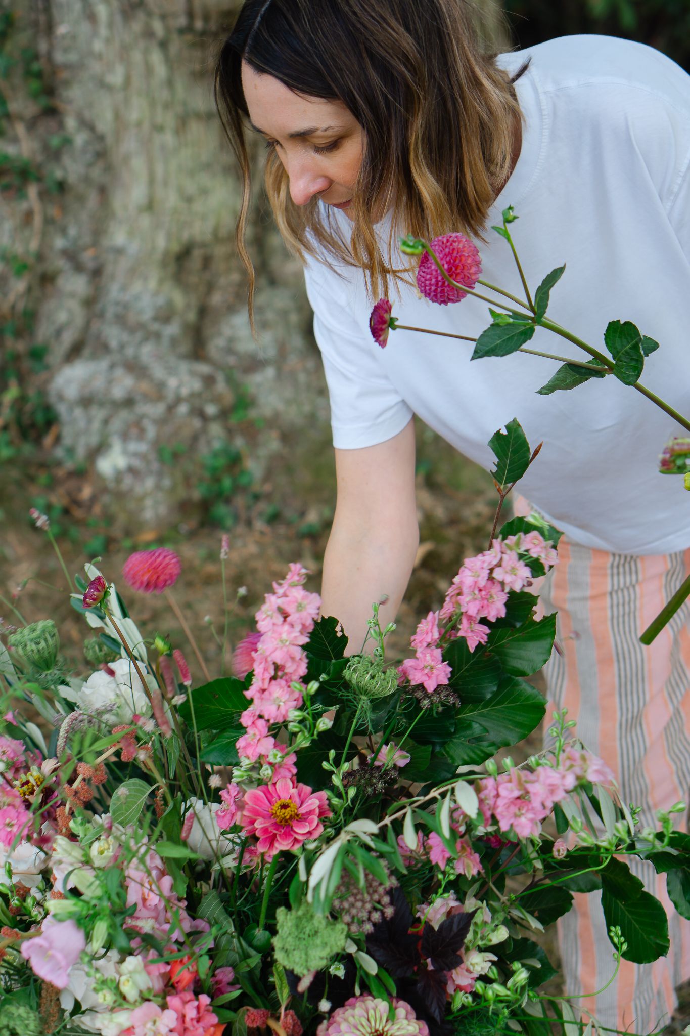Rachel Husband from the Roseshed on her 4th Brand shoot with Devon portrait photographer Felicity Billen