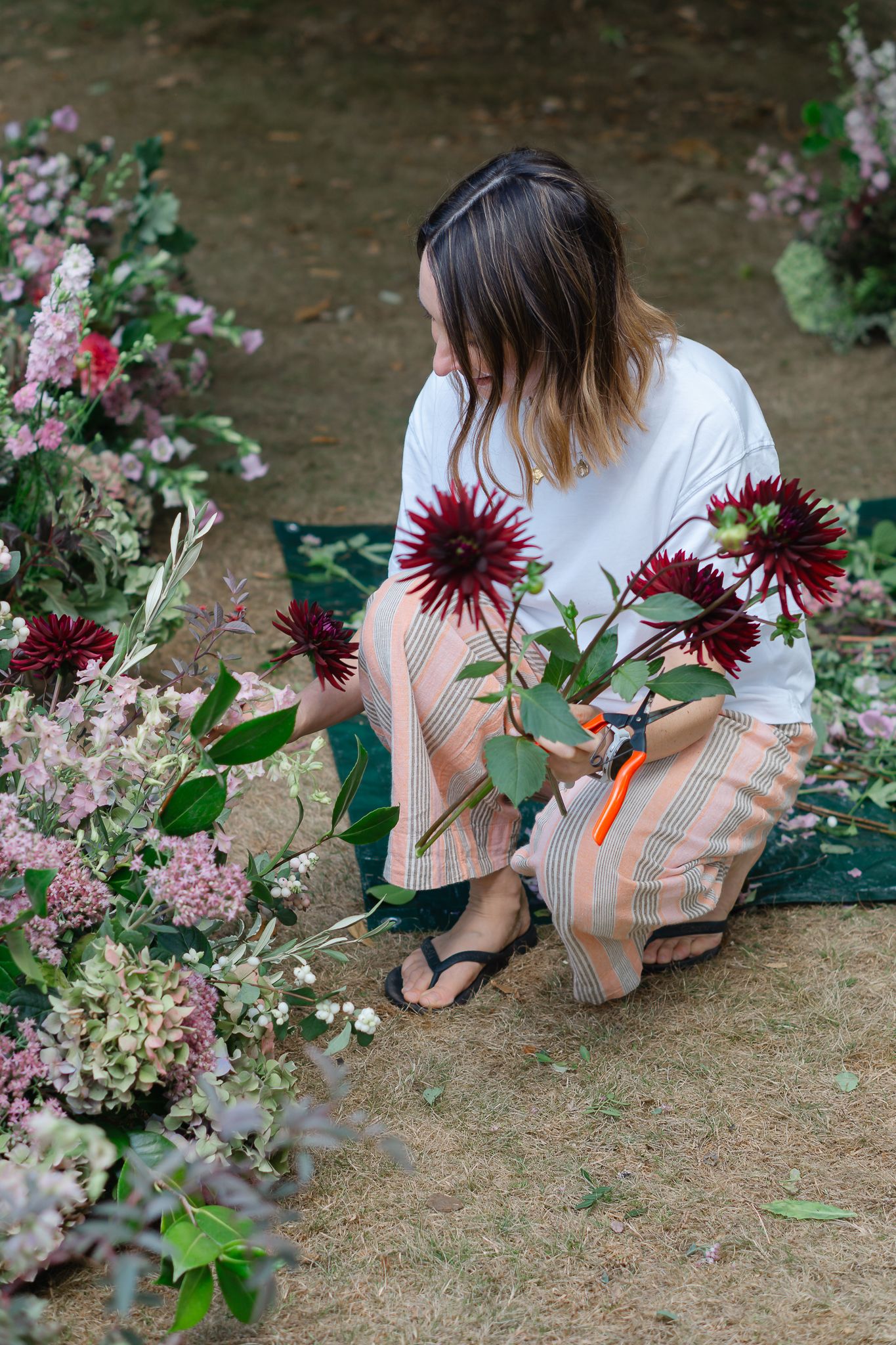 Rachel Husband from the Roseshed on her 4th Brand shoot with Devon portrait photographer Felicity Billen