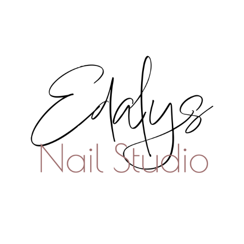 Handwritten text showing 'Nail Studio' in a casual script style on a white surface.
