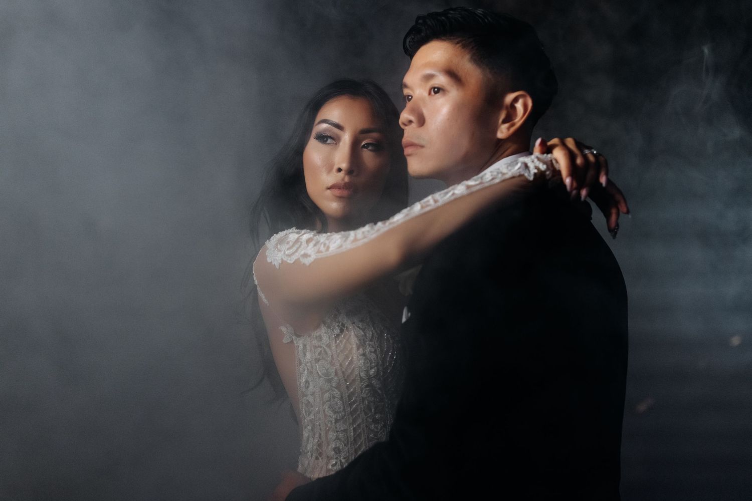 luxury asian bride and groom
