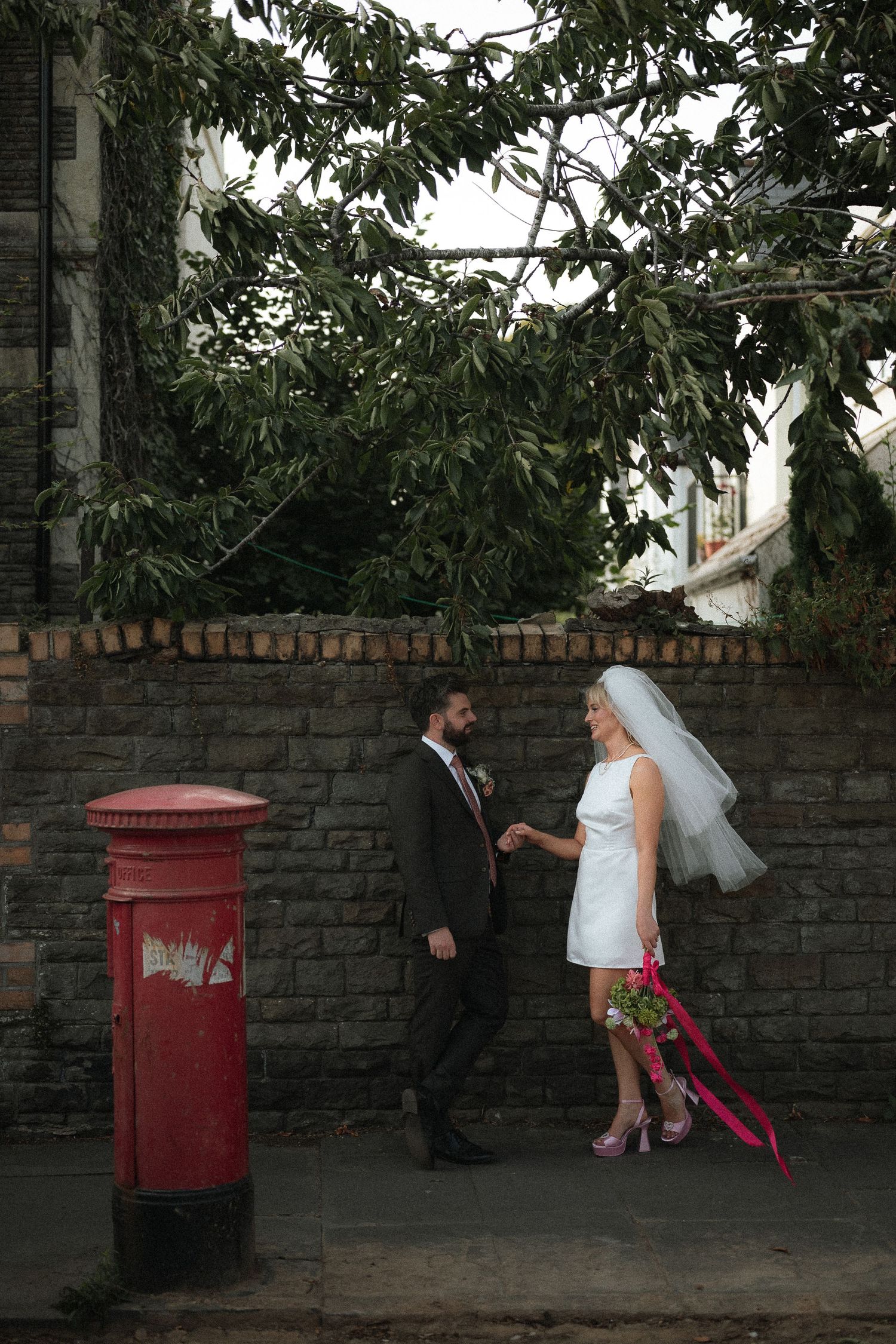 Cardiff Wedding Photographer. Cardiff DIY Wedding. Documentary style wedding photography. Wedding 35mm Film.