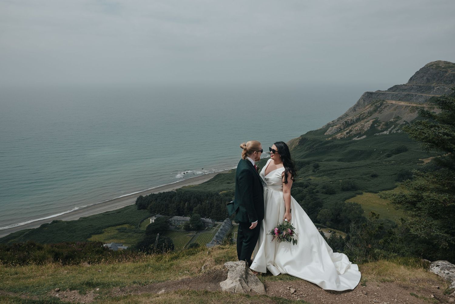 Wedding at Nant Gwtheryrn, North Wales