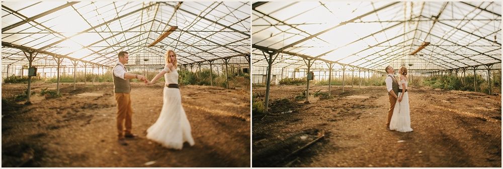 Ethereal sunlit greenhouse setting with natural light streaming through translucent ceiling panels.
