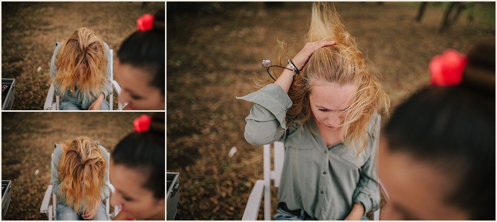 Series of expressive outdoor portraits with natural lighting and autumn backdrop.