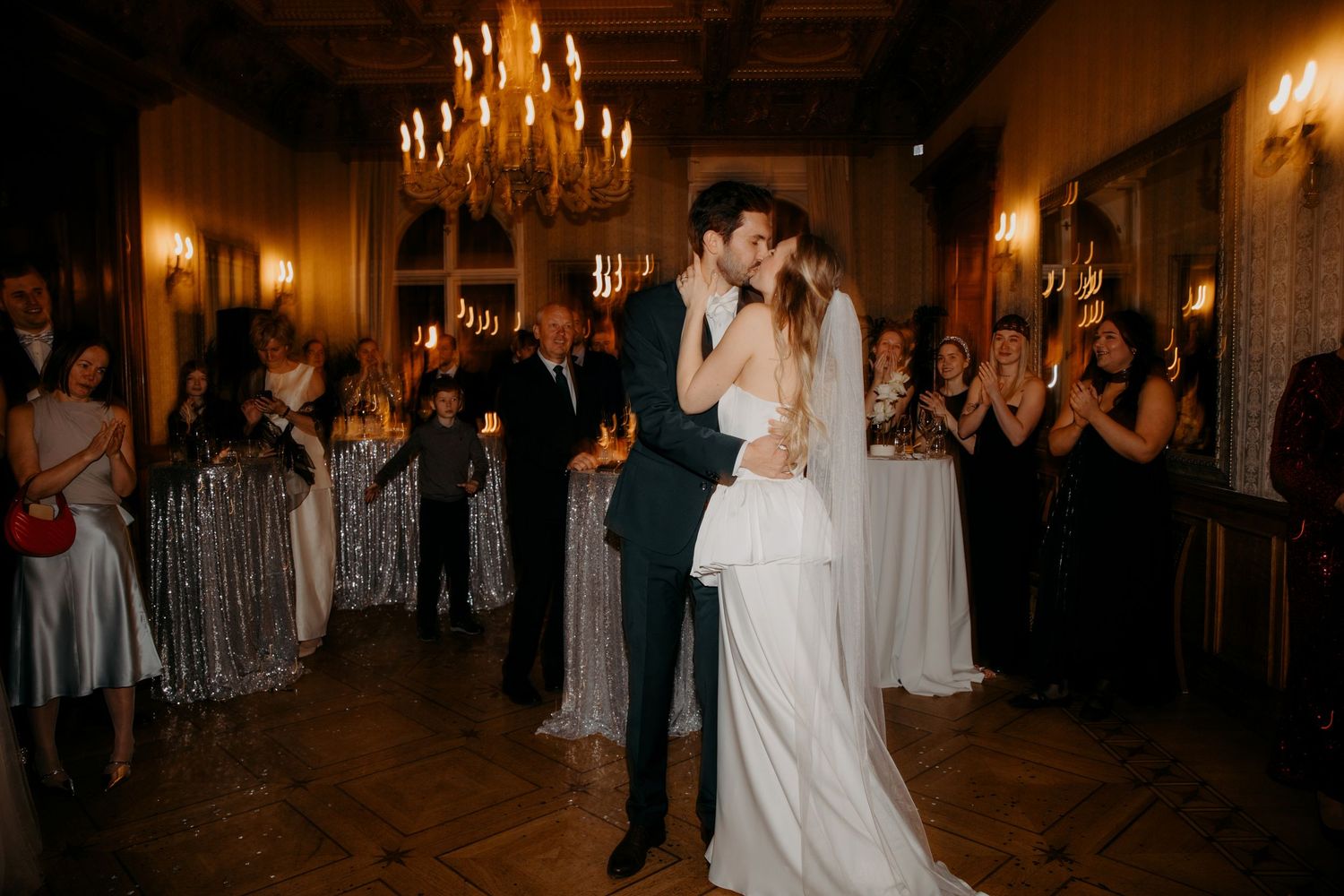 Intimate wedding ceremony in Riga, Latvia for international couple