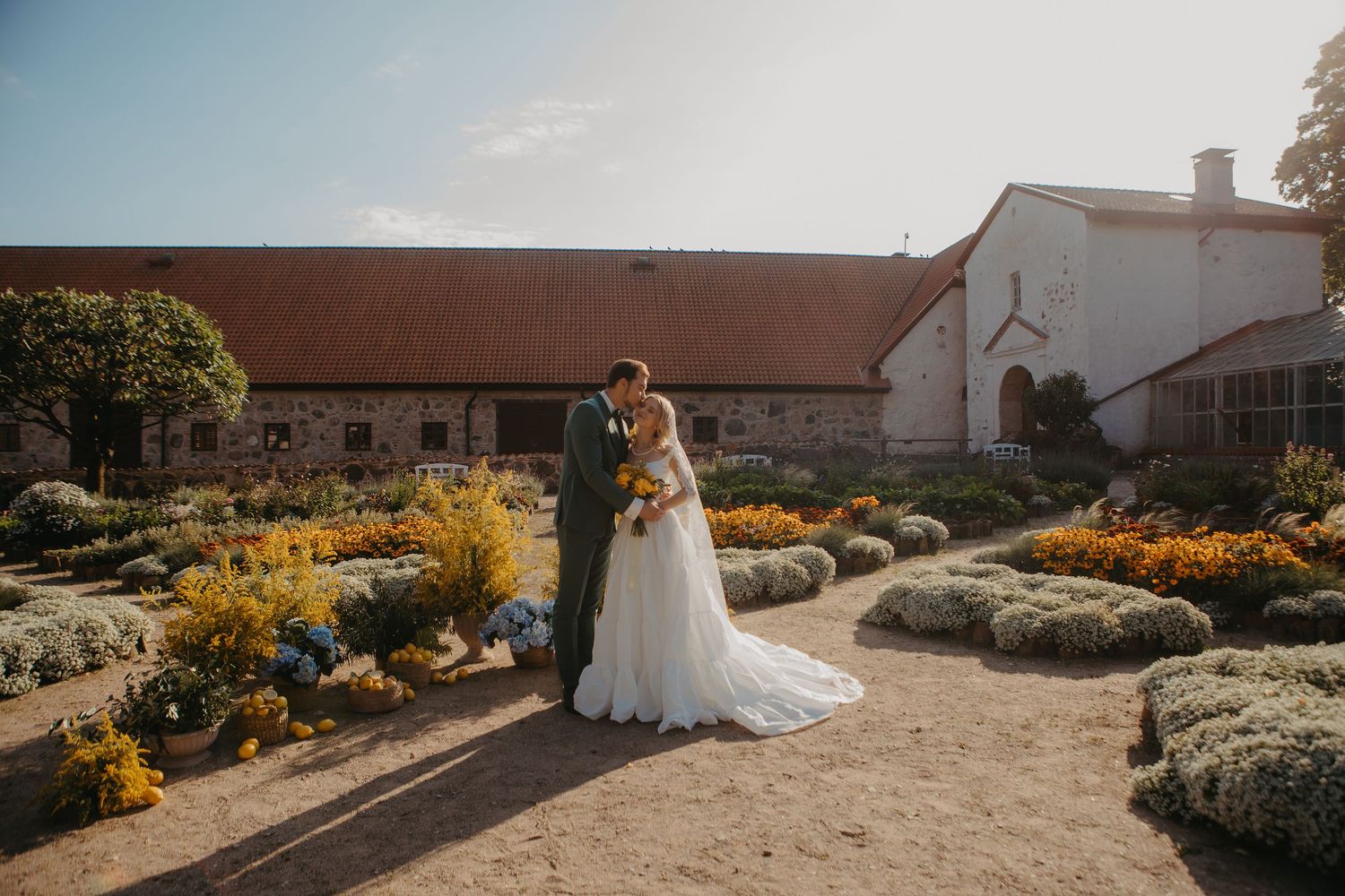 Italy Destination wedding photography at Nurmuiža Palace, Latvia
