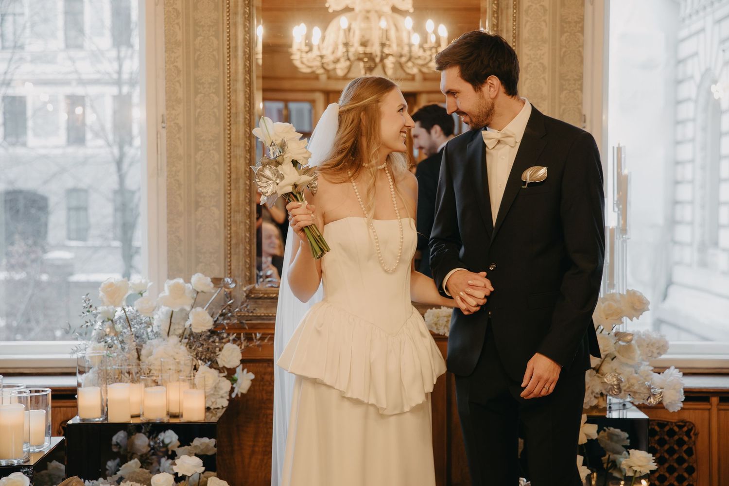Luxury wedding couple portrait photography in Riga, Latvia