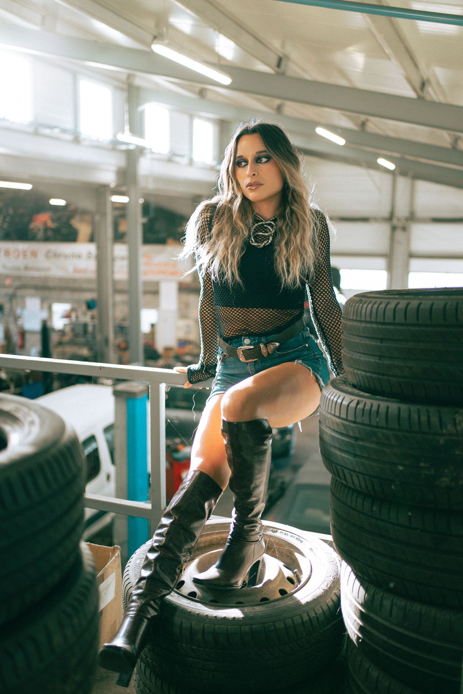 modele photo shooting garage citroen longeville automobile