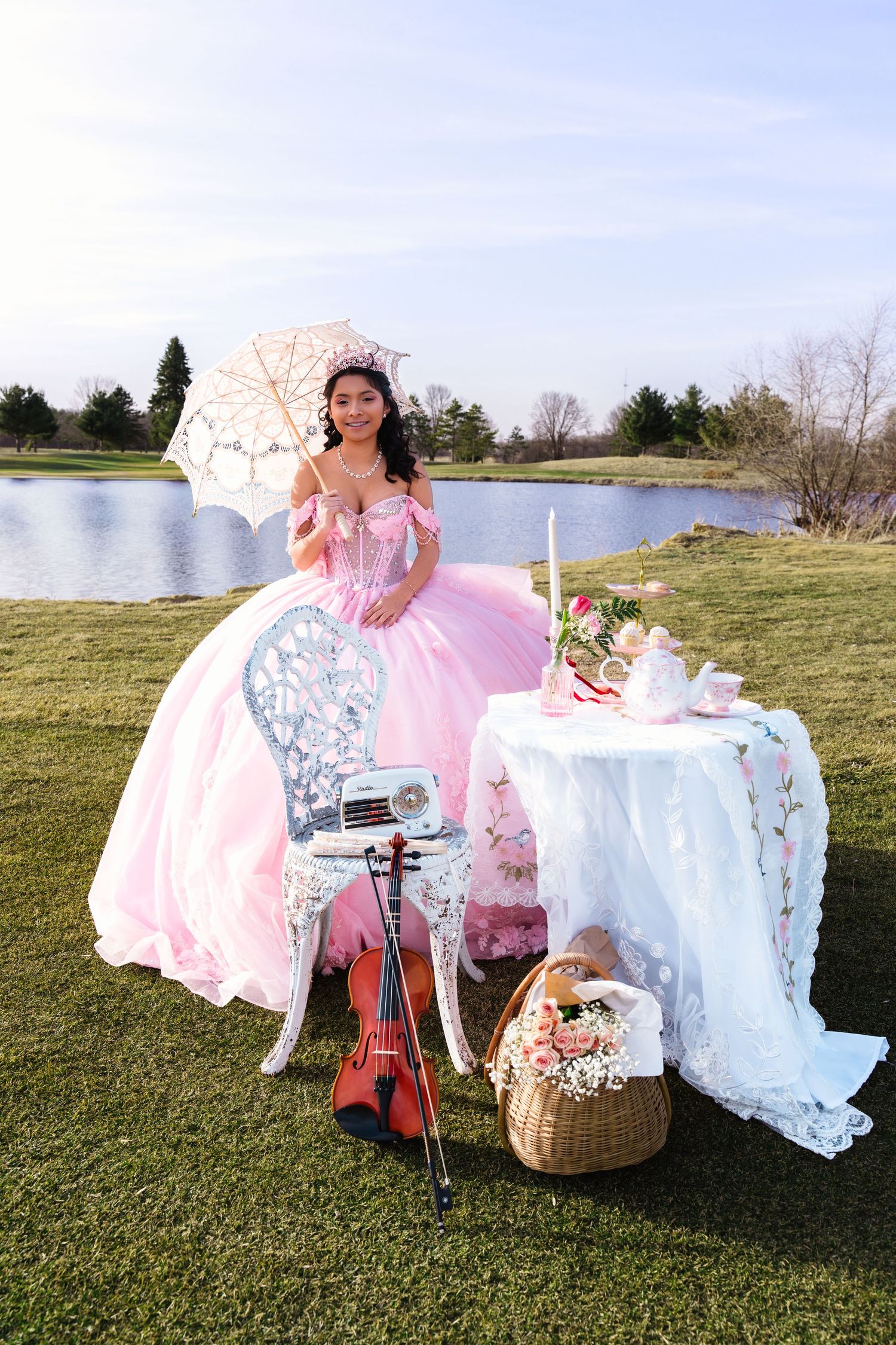 Quinceanera tea party theme session Saint Paul Minneapolis, Minnesota JuvePhotography
