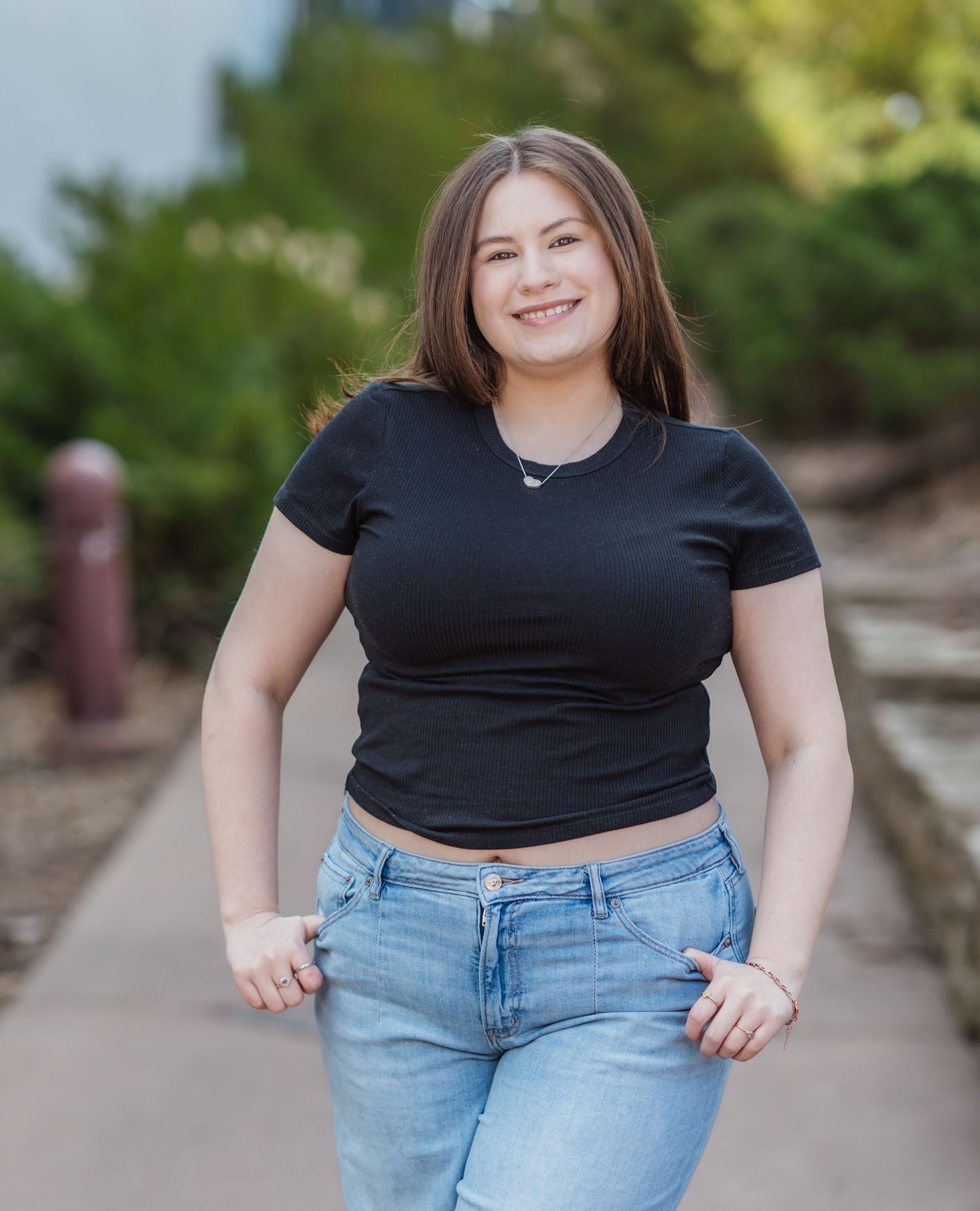 Senior photo of Bianca at Centennial Lakes in Edina, MN by JuvePhotography – natural, vibrant portraits in the Twin Cities.