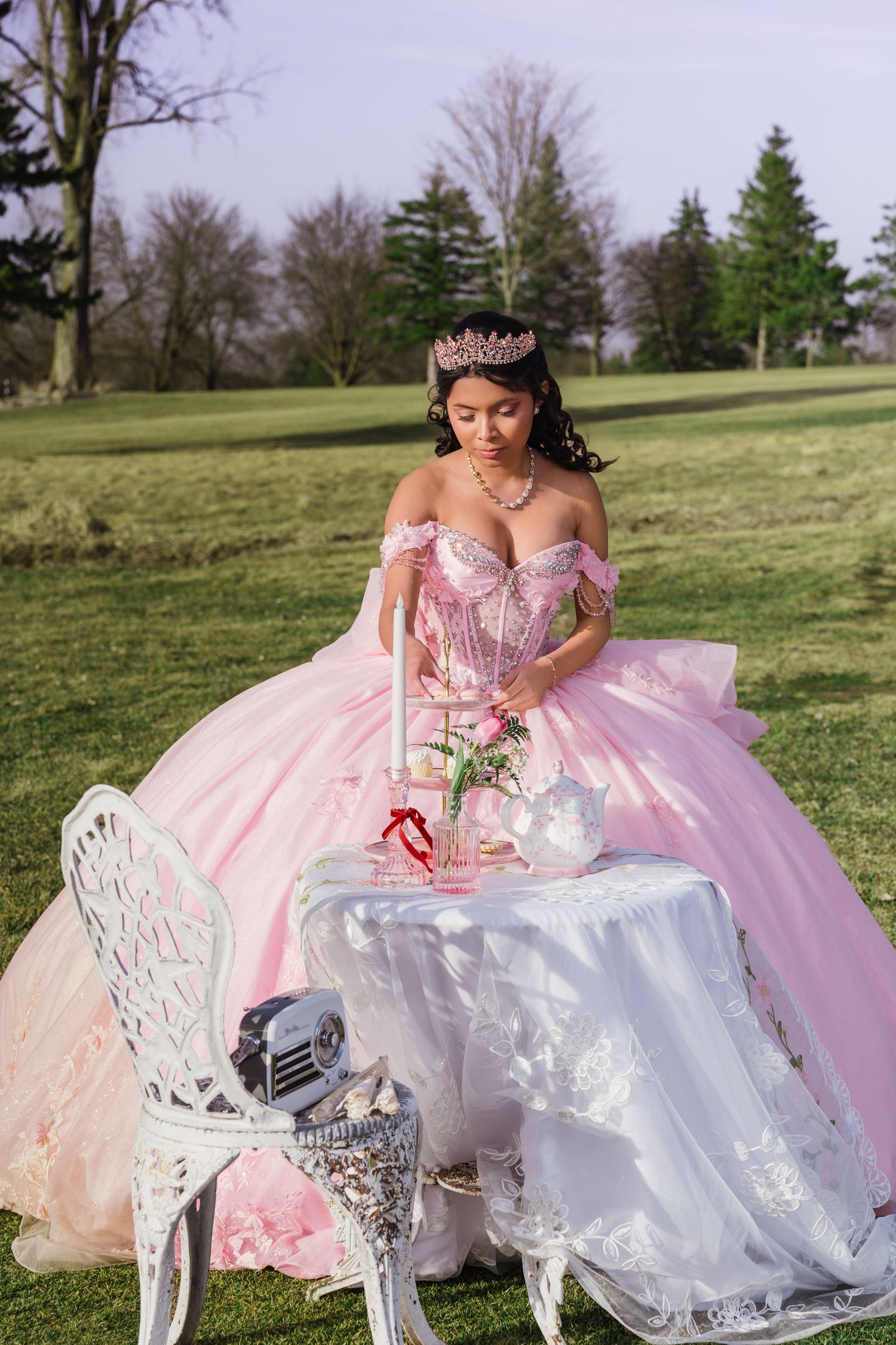 Quinceanera tea party theme session Saint Paul Minneapolis, Minnesota JuvePhotography