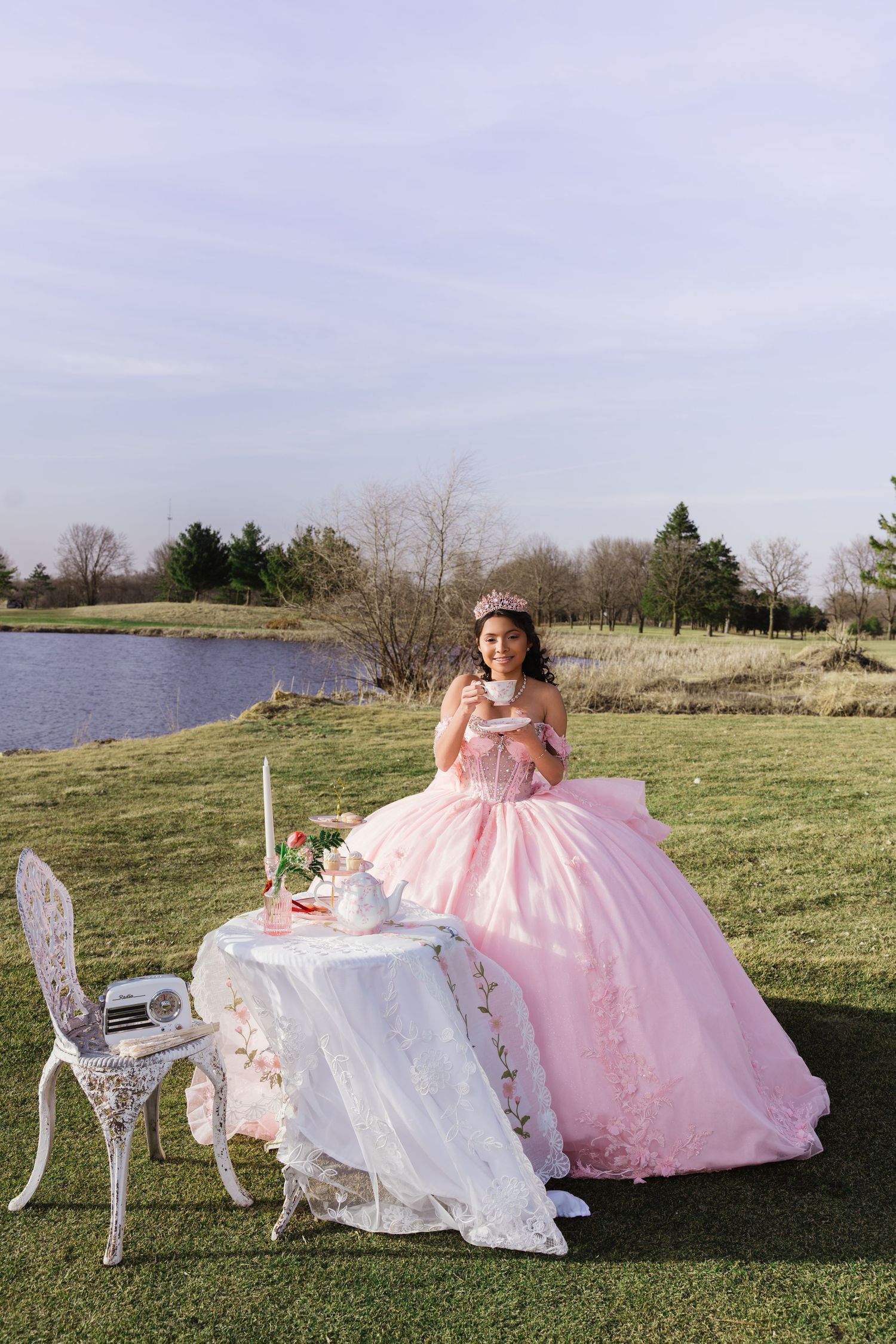 Quinceanera tea party theme session Saint Paul Minneapolis, Minnesota JuvePhotography