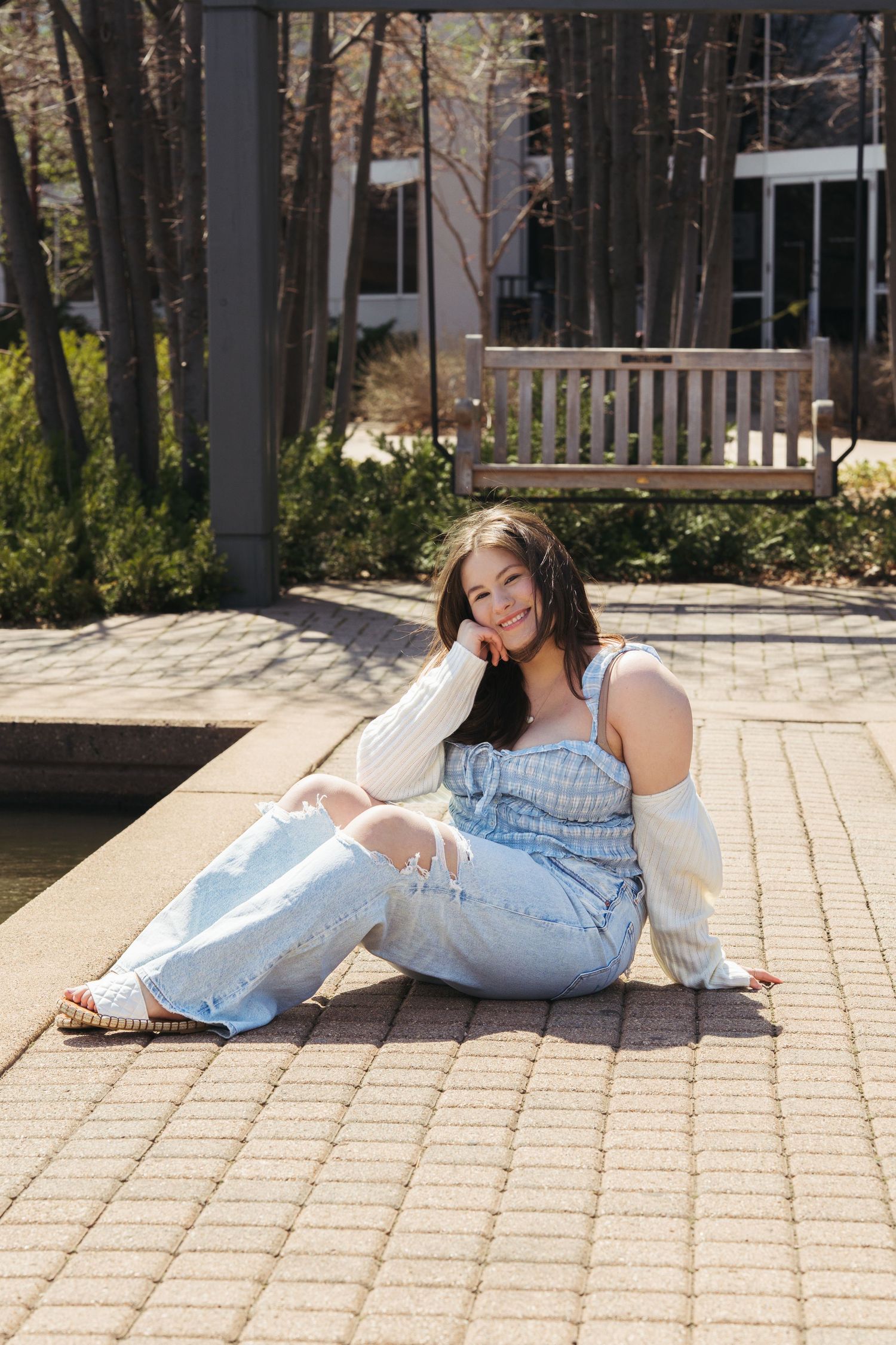 Senior photo of Bianca at Centennial Lakes in Edina, MN by JuvePhotography – natural, vibrant portraits in the Twin Cities.