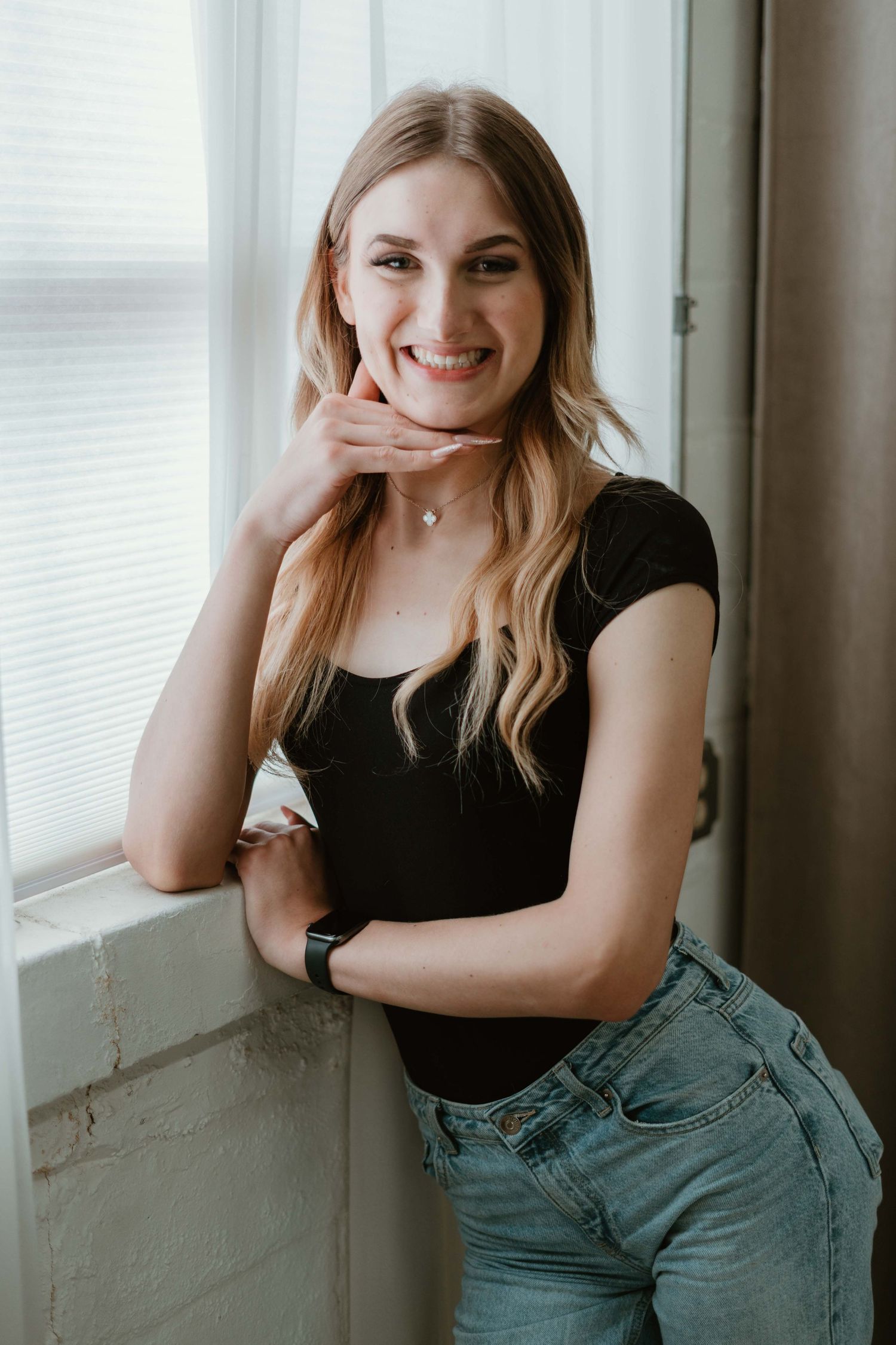 High school senior portrait in studio- Saint Paul, MN by Juve Photography