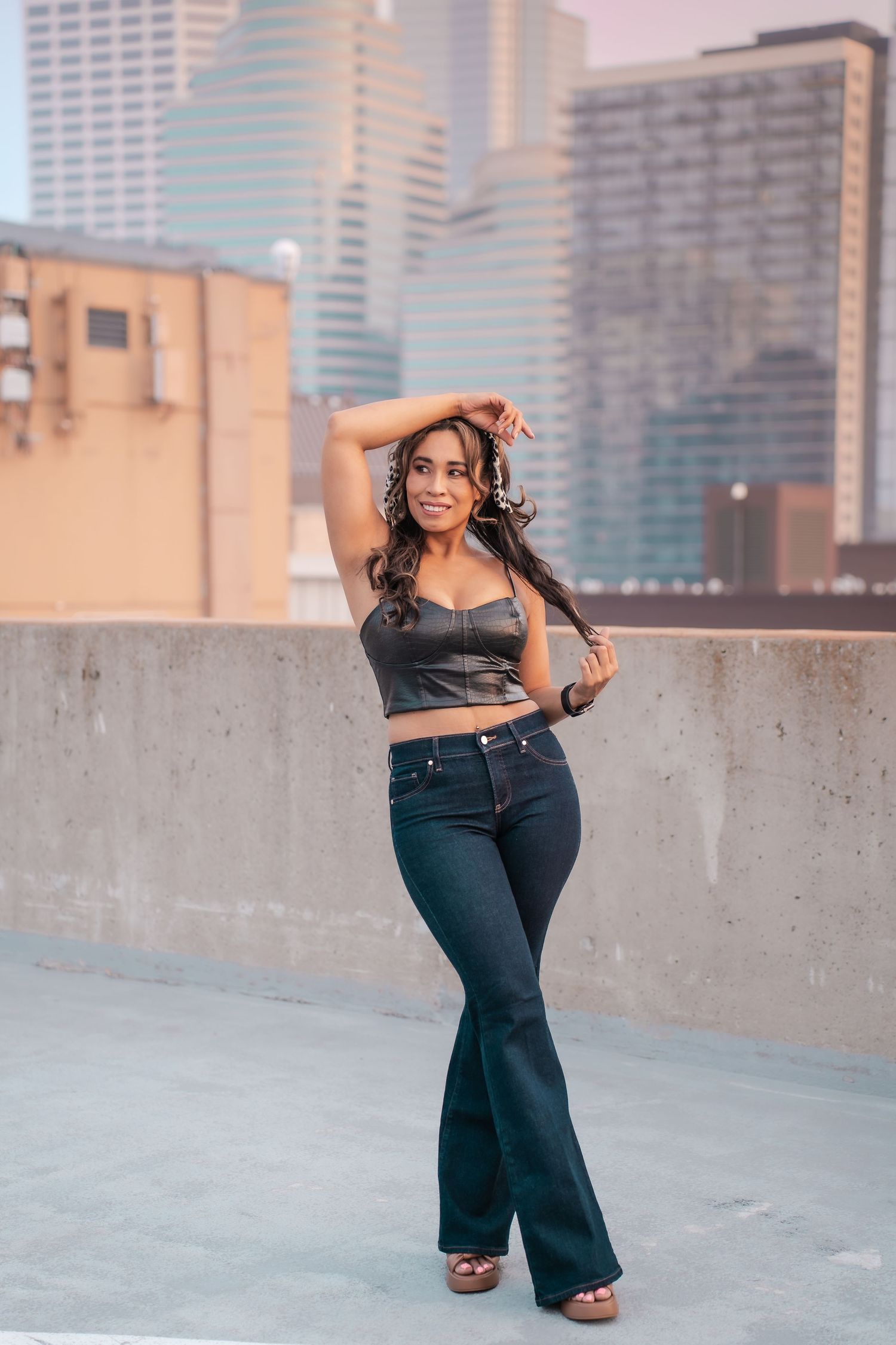 Celebrate your Birthday with a Photo Session- Parking Lot in downtown Minneapolis, Minnesota. Photo by Juve Photography