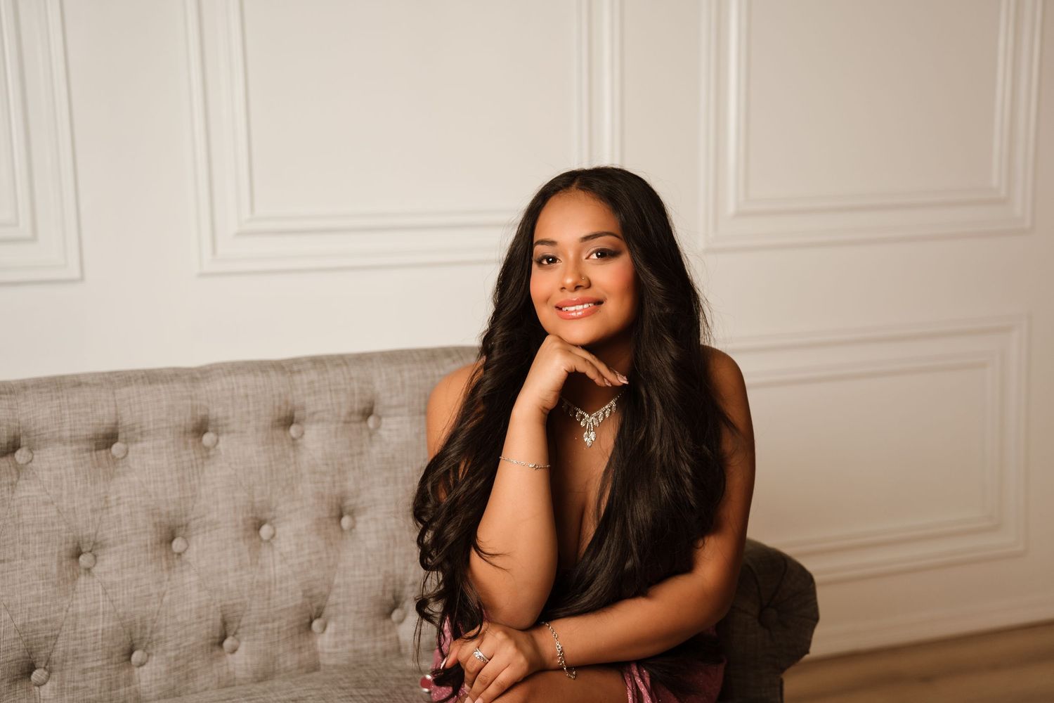Capture senior portraits at studio in downtown Saint Paul with Juve Photography. Unique, personalized session.