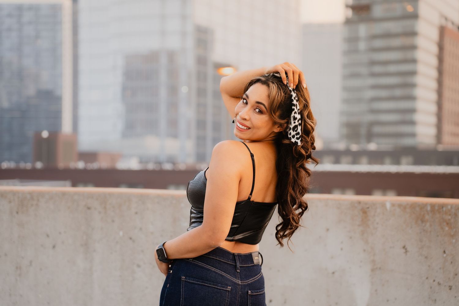 Celebrate your Birthday with a Photo Session- Parking Lot in downtown Minneapolis, Minnesota. Photo by Juve Photography