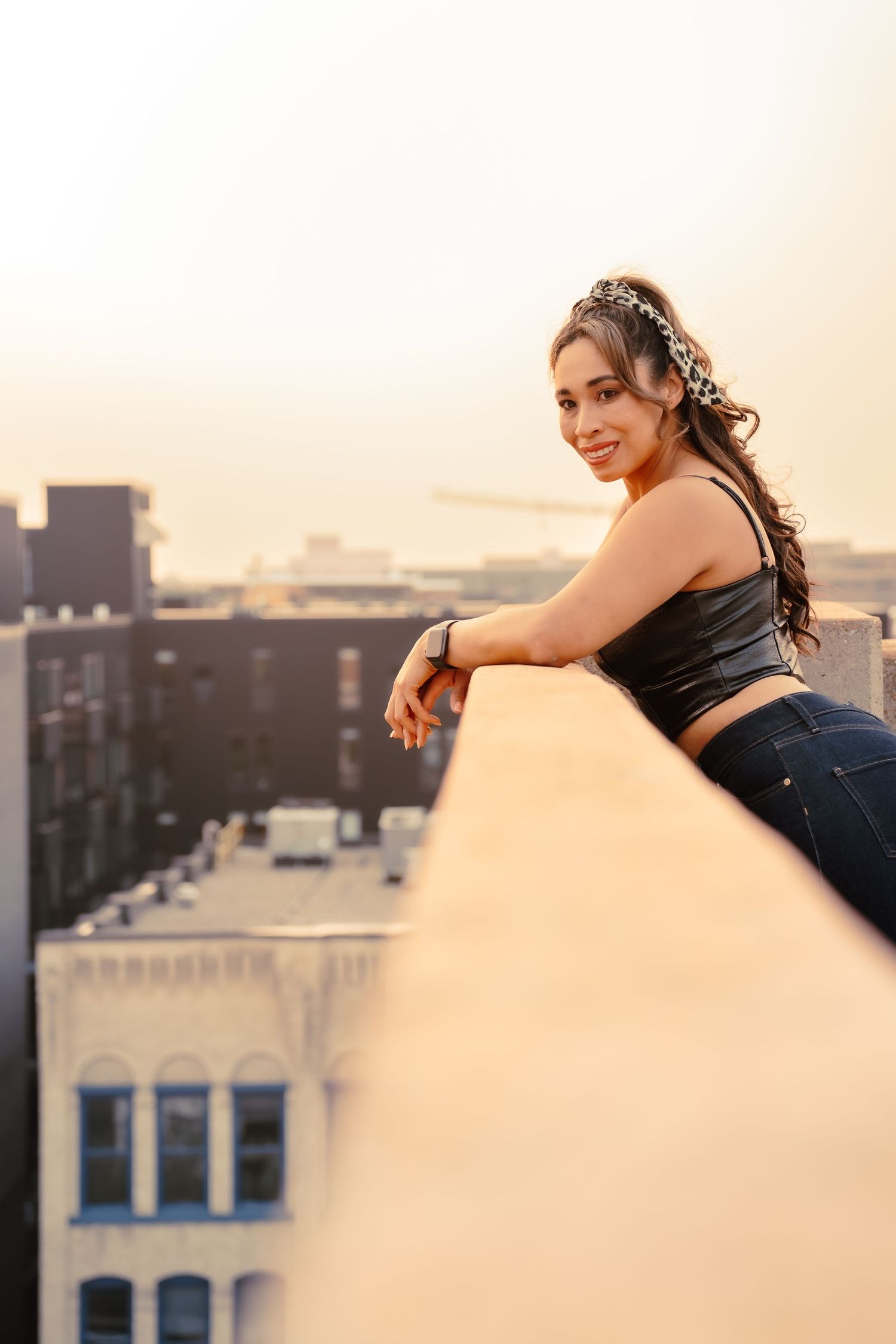 Celebrate your Birthday with a Photo Session- Parking Lot in downtown Minneapolis, Minnesota. Photo by Juve Photography