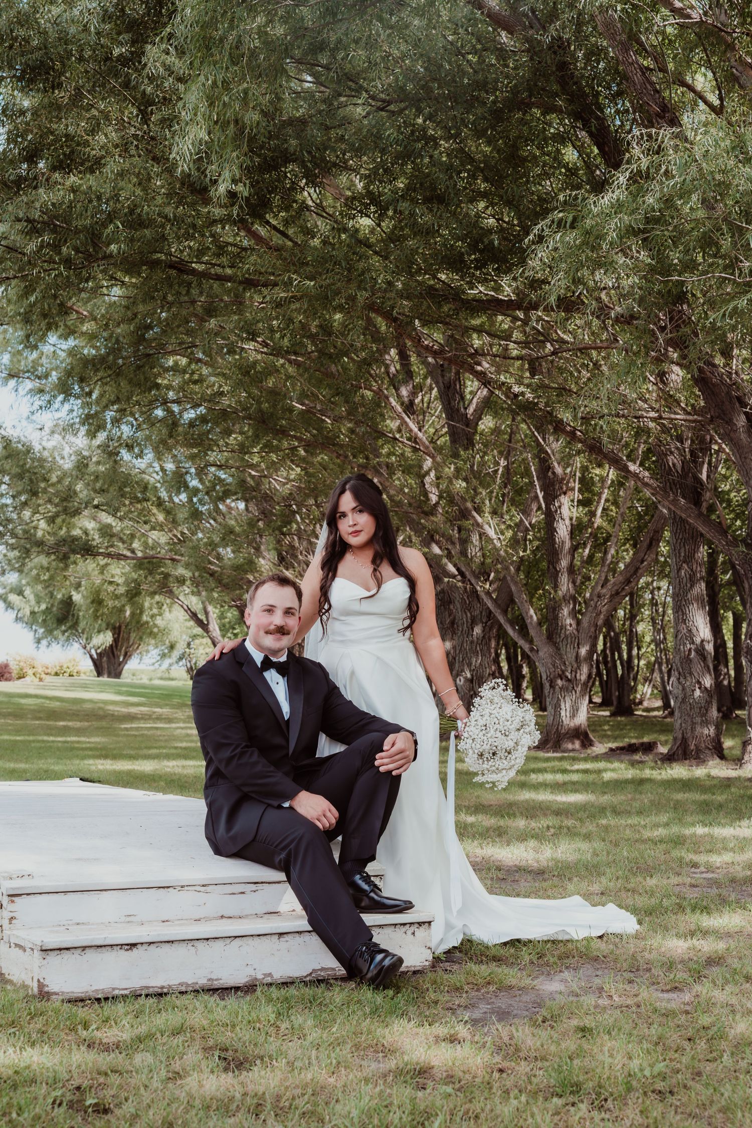 Wedding Portrait in Five Family Ranch, Marshall, MN- image by Juve Photography