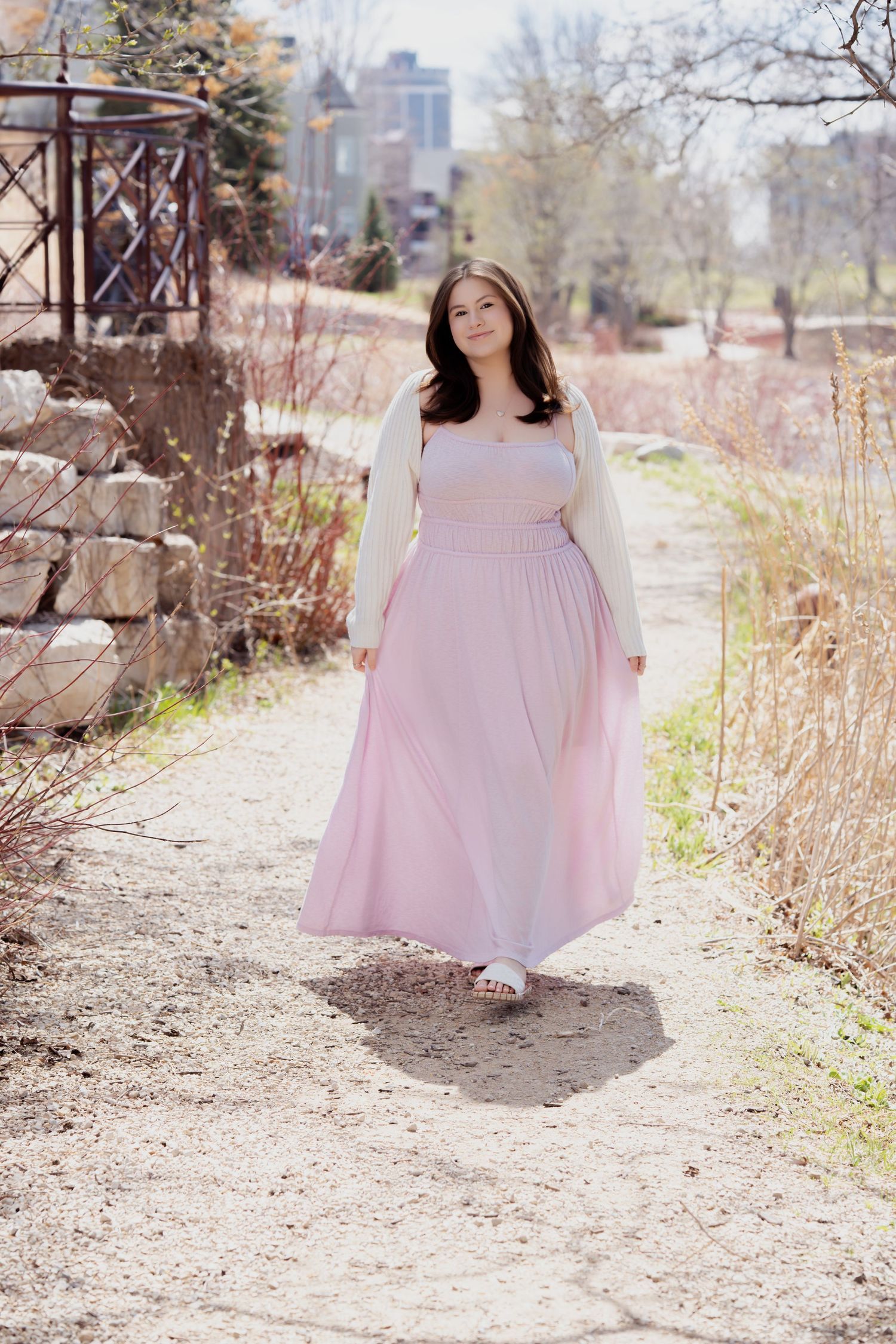 Senior photo of Bianca at Centennial Lakes in Edina, MN by JuvePhotography – natural, vibrant portraits in the Twin Cities.