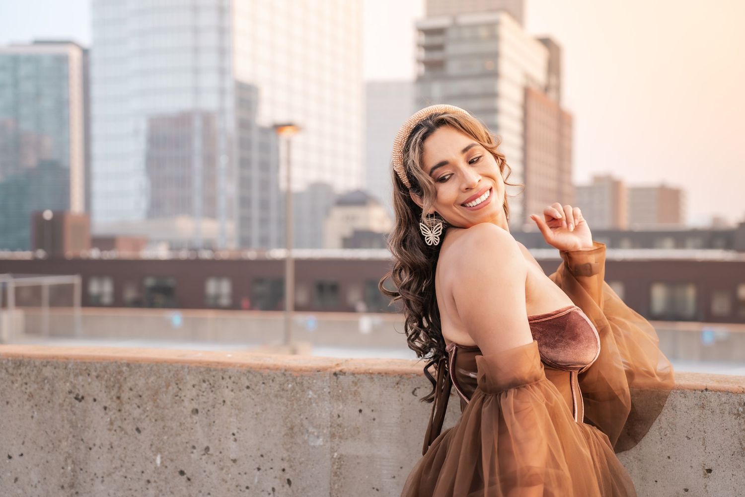 Celebrate your Birthday with a Photo Session- Parking Lot in downtown Minneapolis, Minnesota. Photo by Juve Photography
