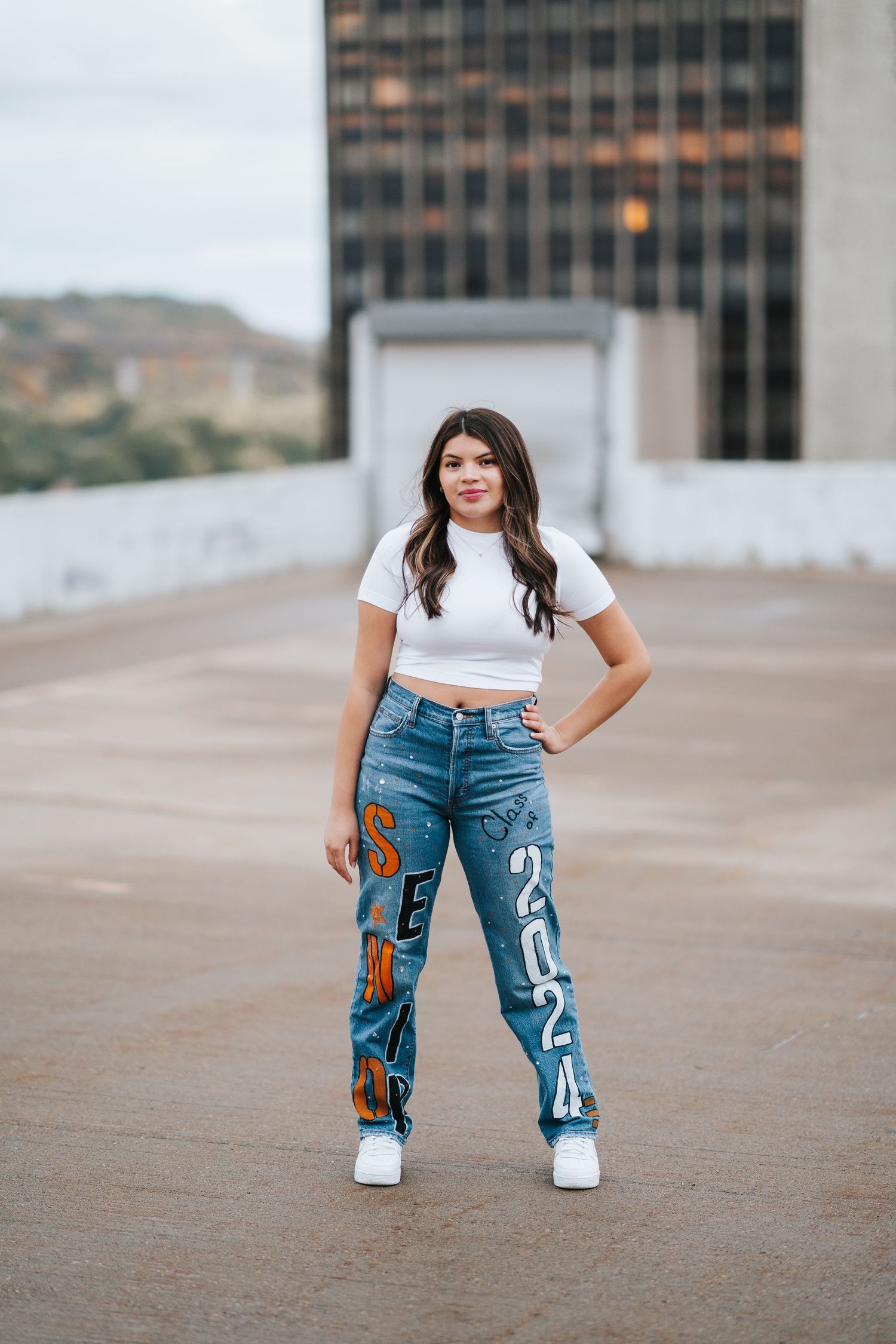 Juve Photography  -SENIOR portrait in parking ramp in Downtown Saint Paul