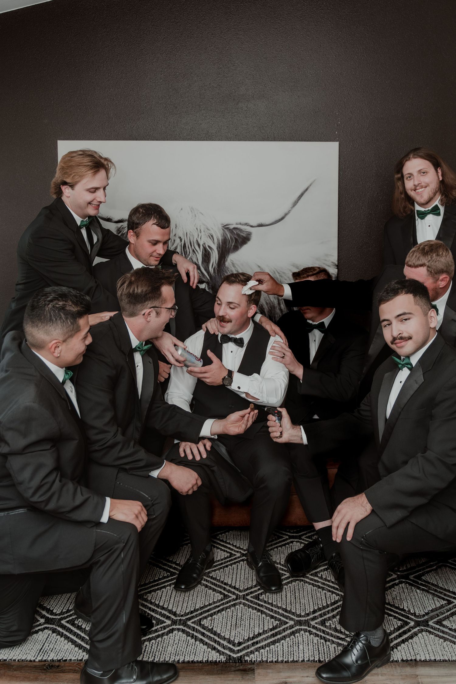 wedding Portrait by Juve Photography at Five Family ranch, Marshall, MN