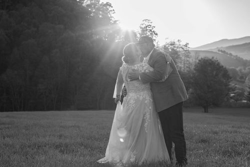golden hour engagement session