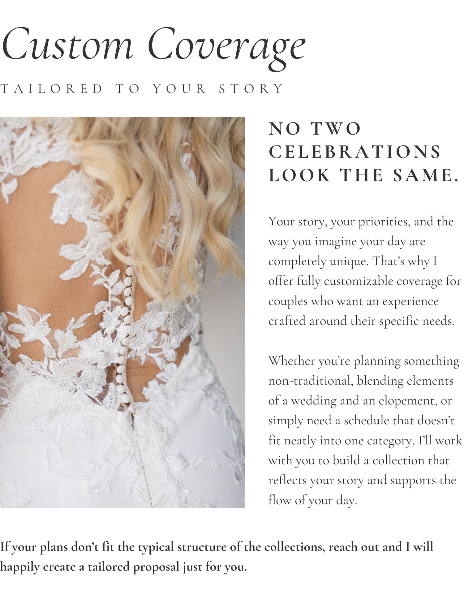 A close-up view of delicate white lace floral embroidery details on sheer wedding dress fabric.