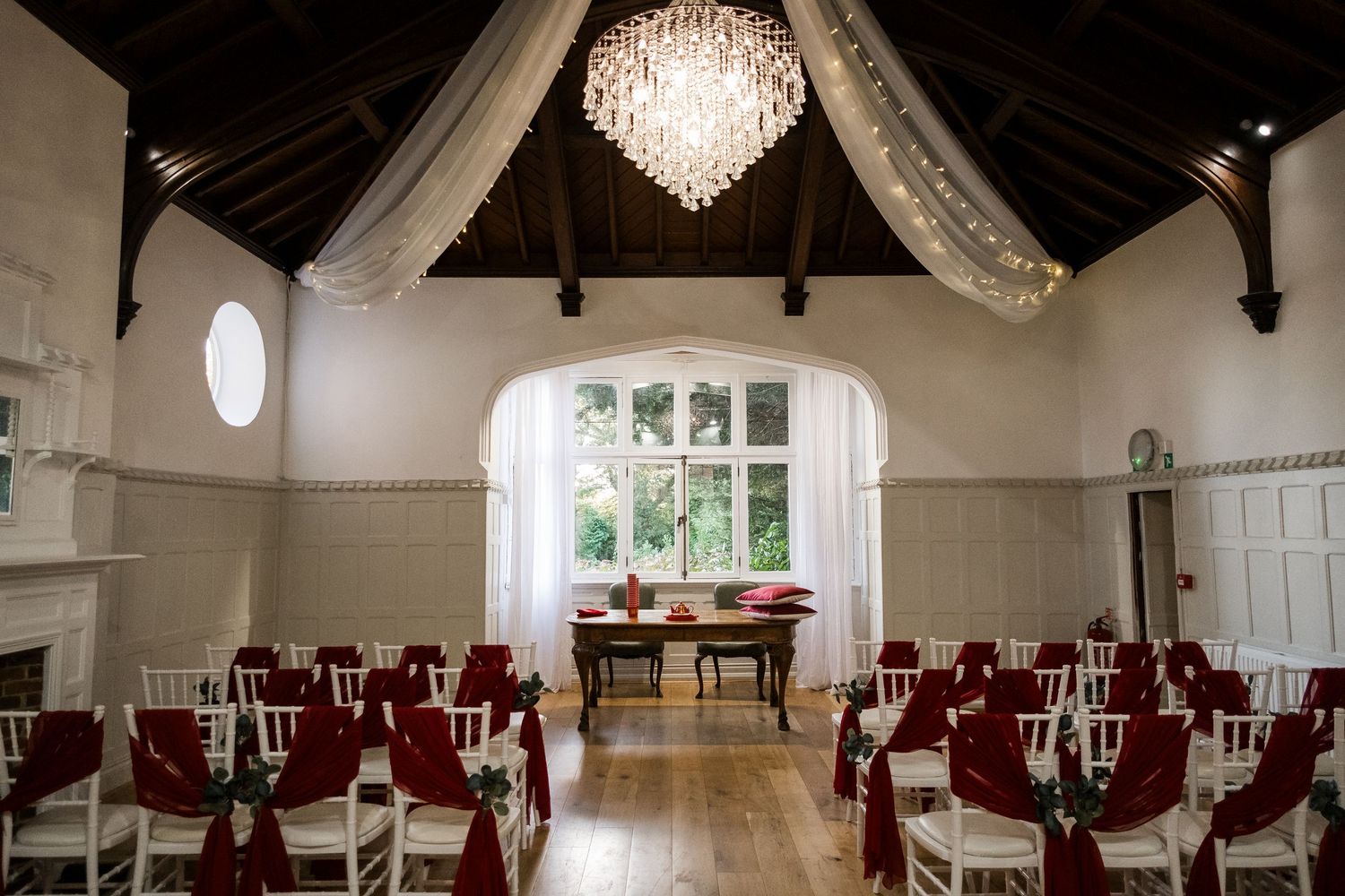 Traditional Chinese tea ceremony during a Highley Manor wedding reception.