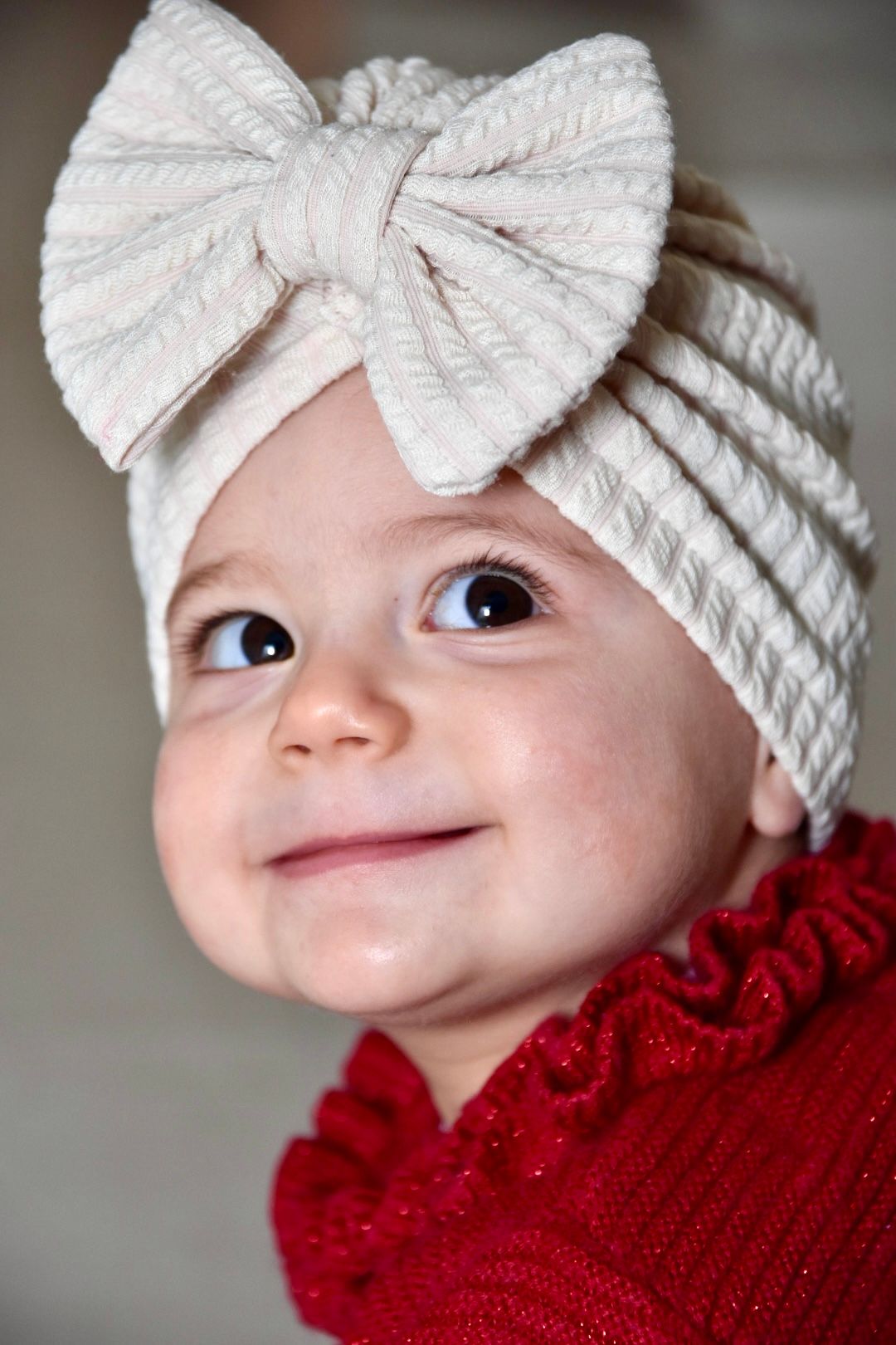 Photo d'un bébé souriant, à Langon, Sud-Gironde