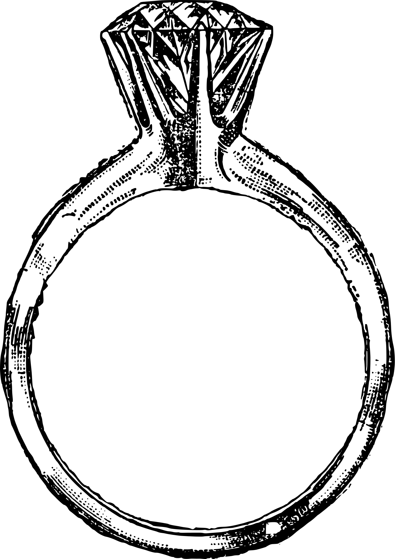 ilustração decorativa de um anel