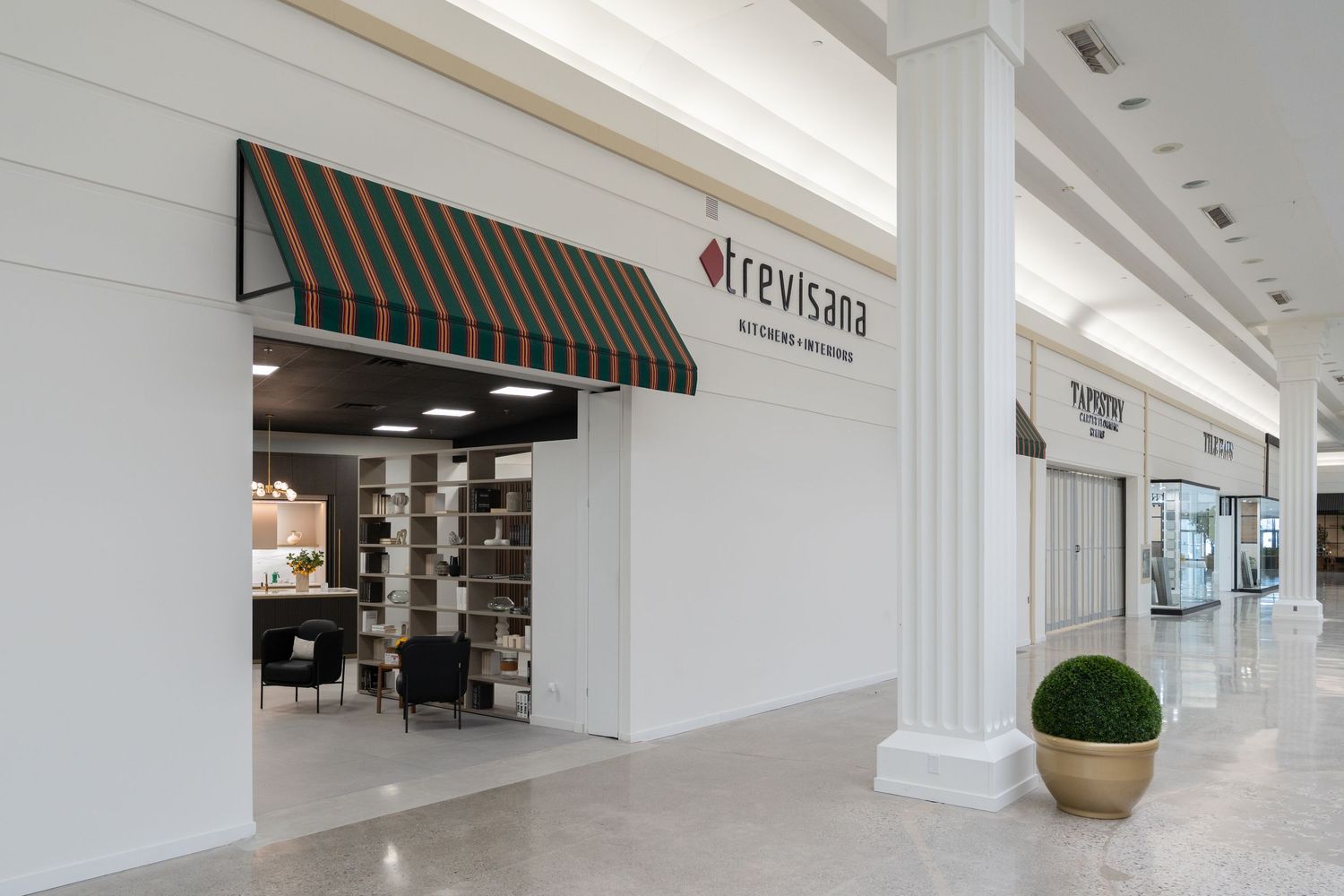 Trevisana Kitchens + Interiors showroom located at Sherwood Village in Mississauga, ON