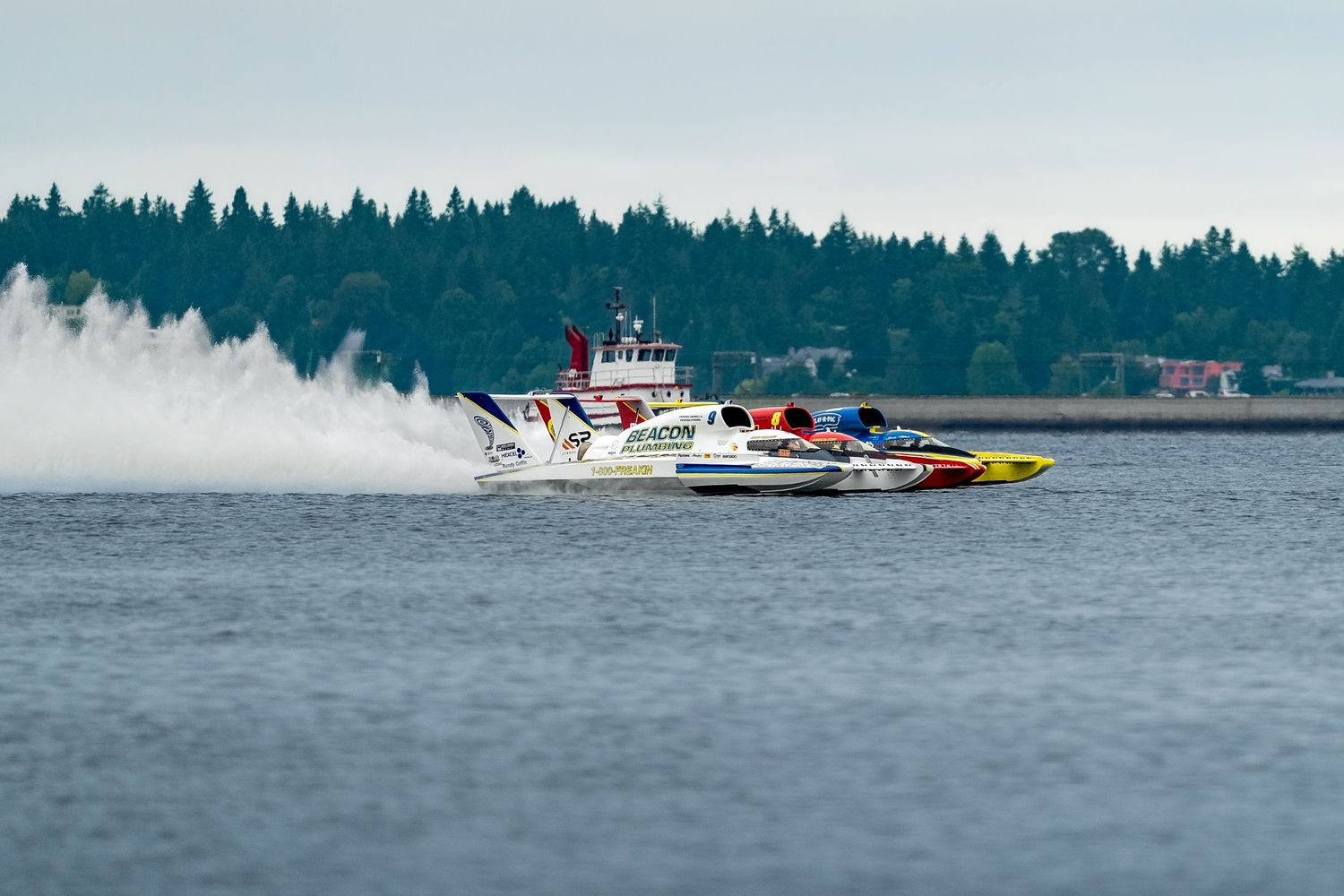 High-speed powerboats racing. Eighth Square Studio photography — Seattle WA Pacific Northwest available worldwide luxury sessions