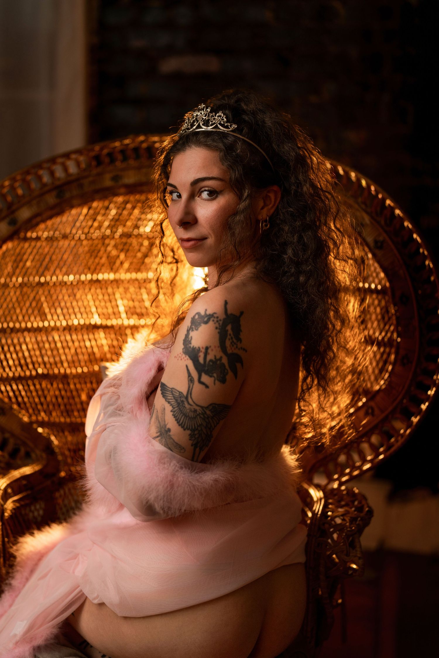 Boudoir photography Seattle — confidence intimacy session empowerment portrait Eighth Square Studio