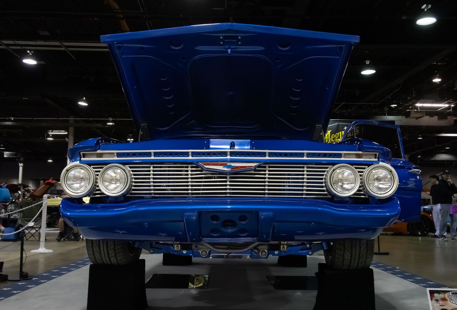 Blue 1961 Chevy Biscayne