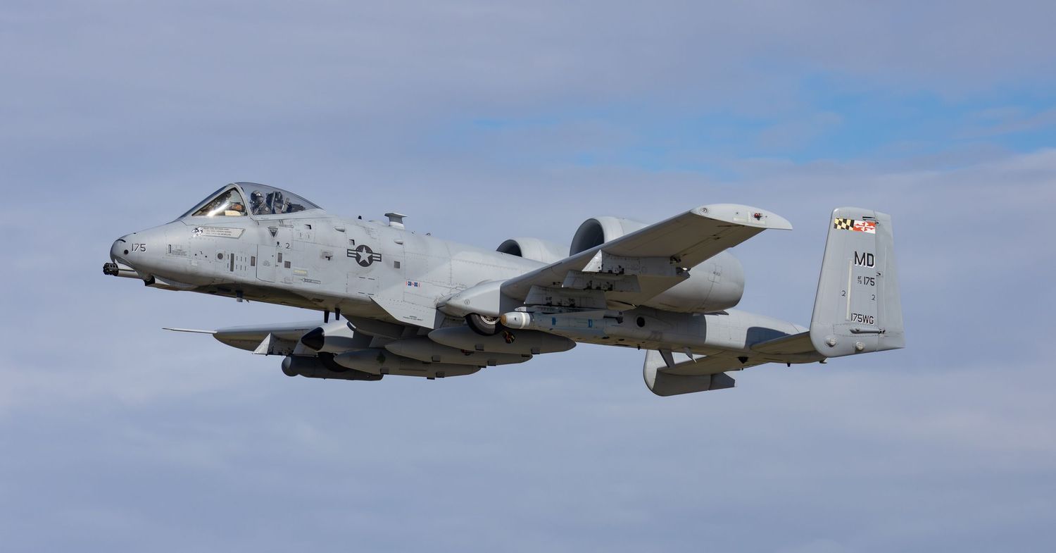 A-10 Warthog flying